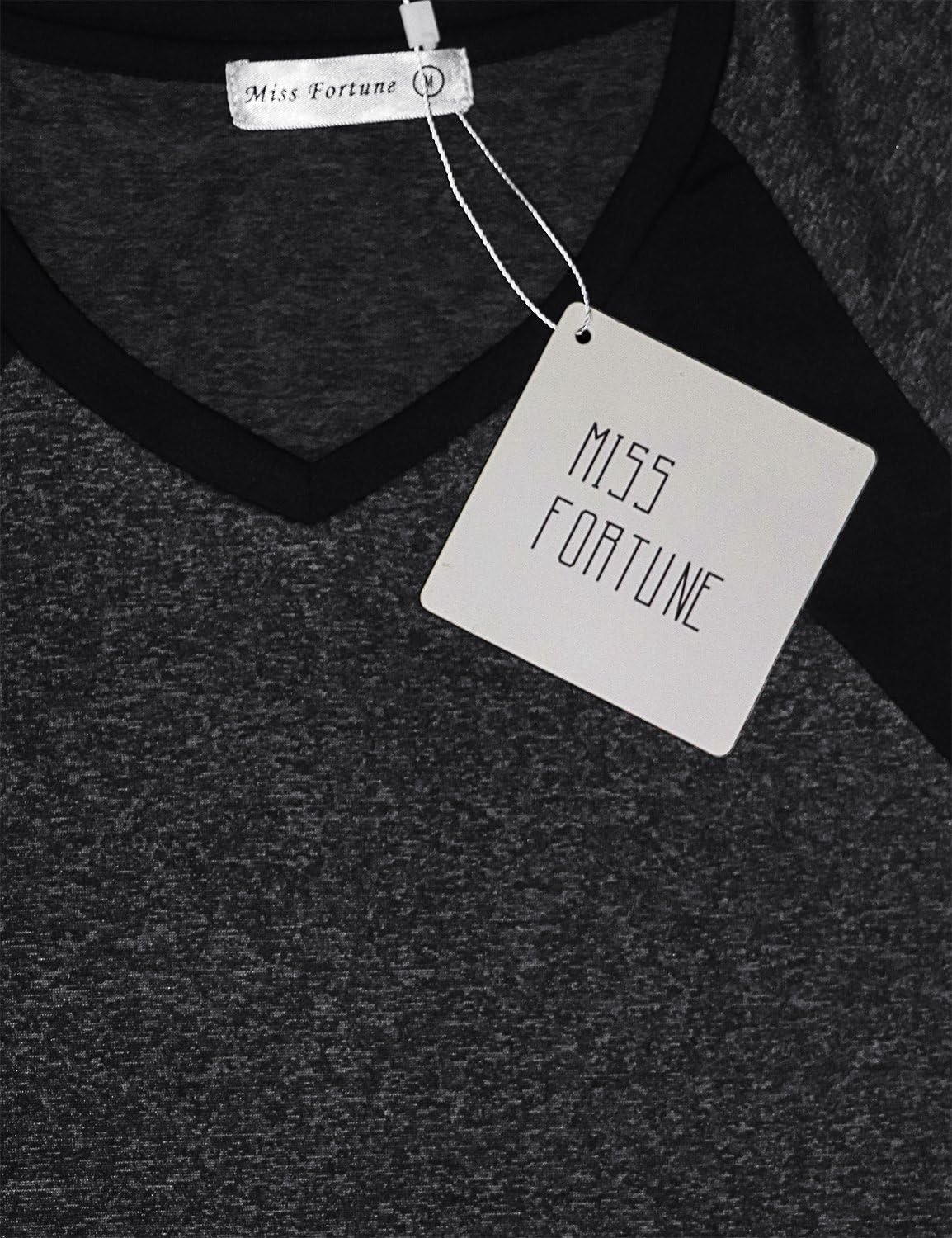 MISS FORTUNE Womens Active Wear Exercise Top Yoga Shirt Workout Clothes - Image 3