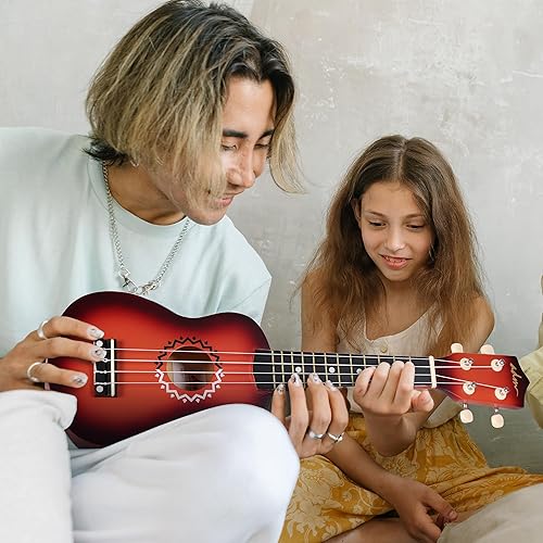 Miniatura 2 de ADM Brownbrust - Ukelele soprano para principiantes de 21 pulgadas, kit de ukelele de madera hawaiana para niños, adultos, estudiantes,