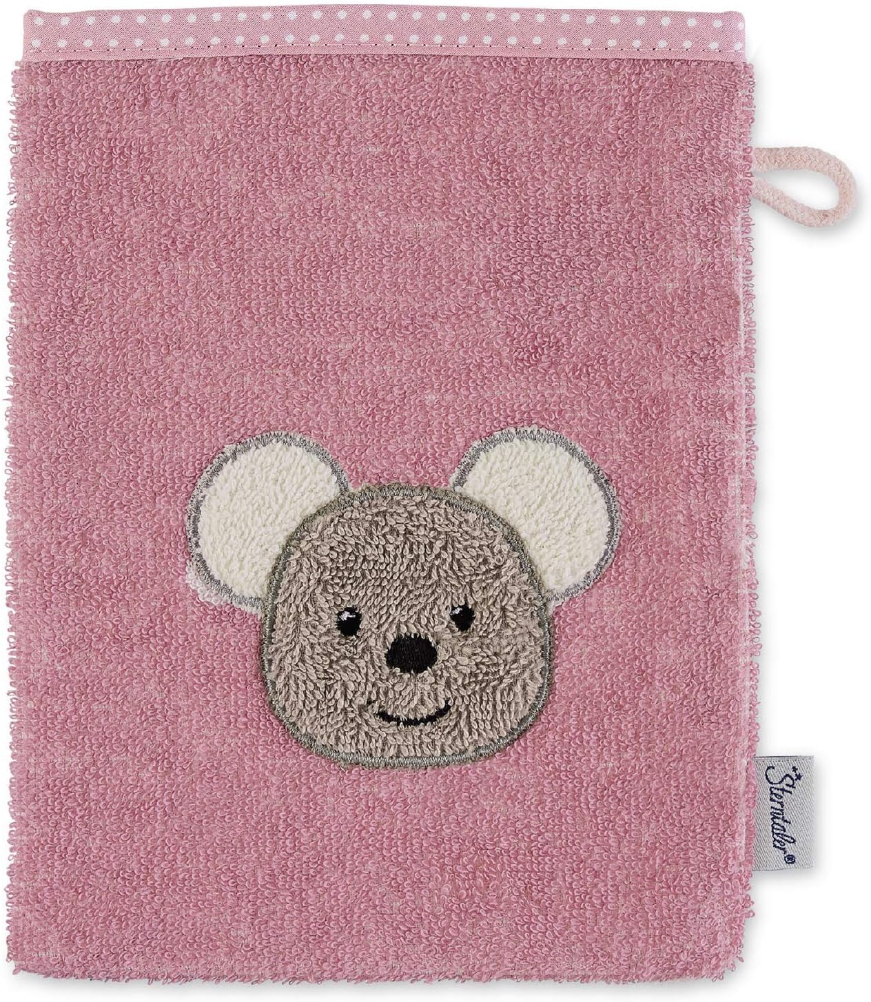 Sterntaler Waschhandschuh Maus Mabel, Größe: 21 x 15 cm, Rosa 7202001