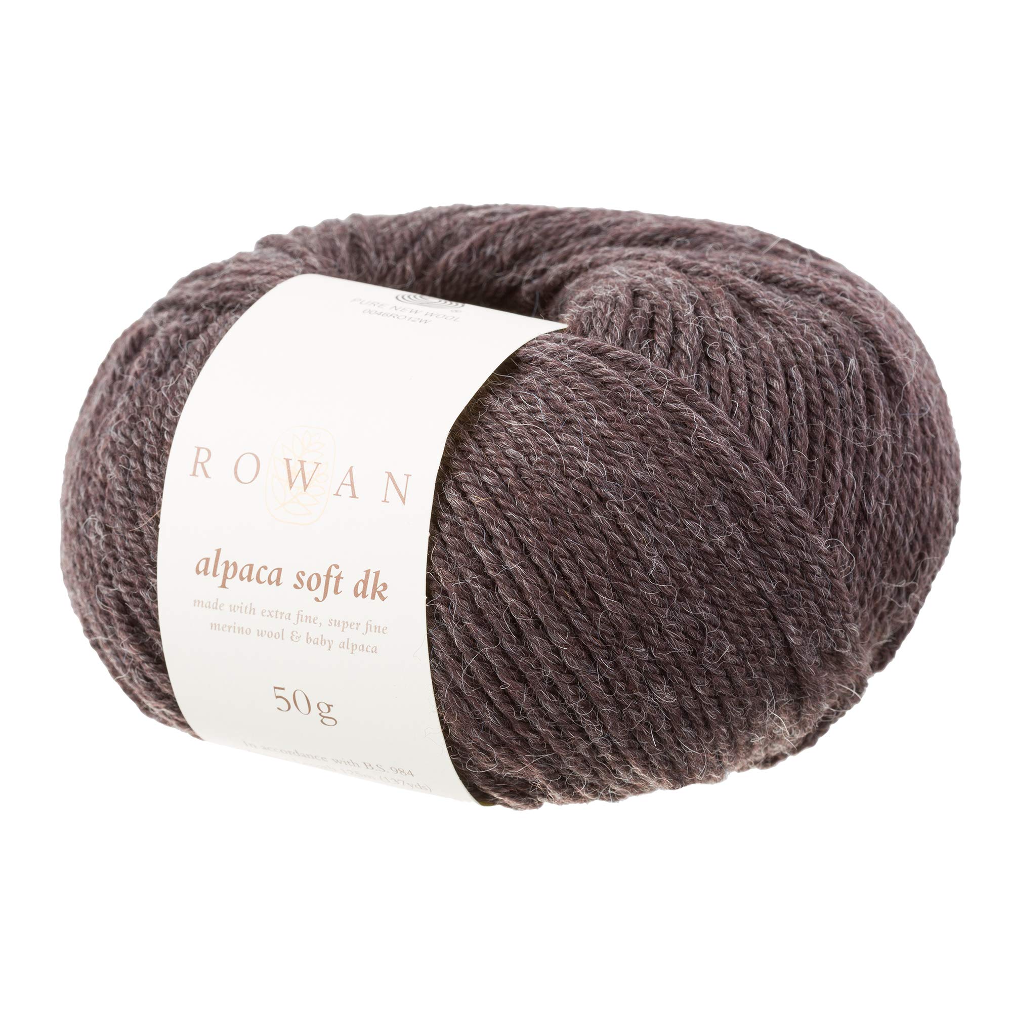 Rowan Alpaca Soft DK Charcoal 70% Wool 30% Alpaca Yarn - 50g