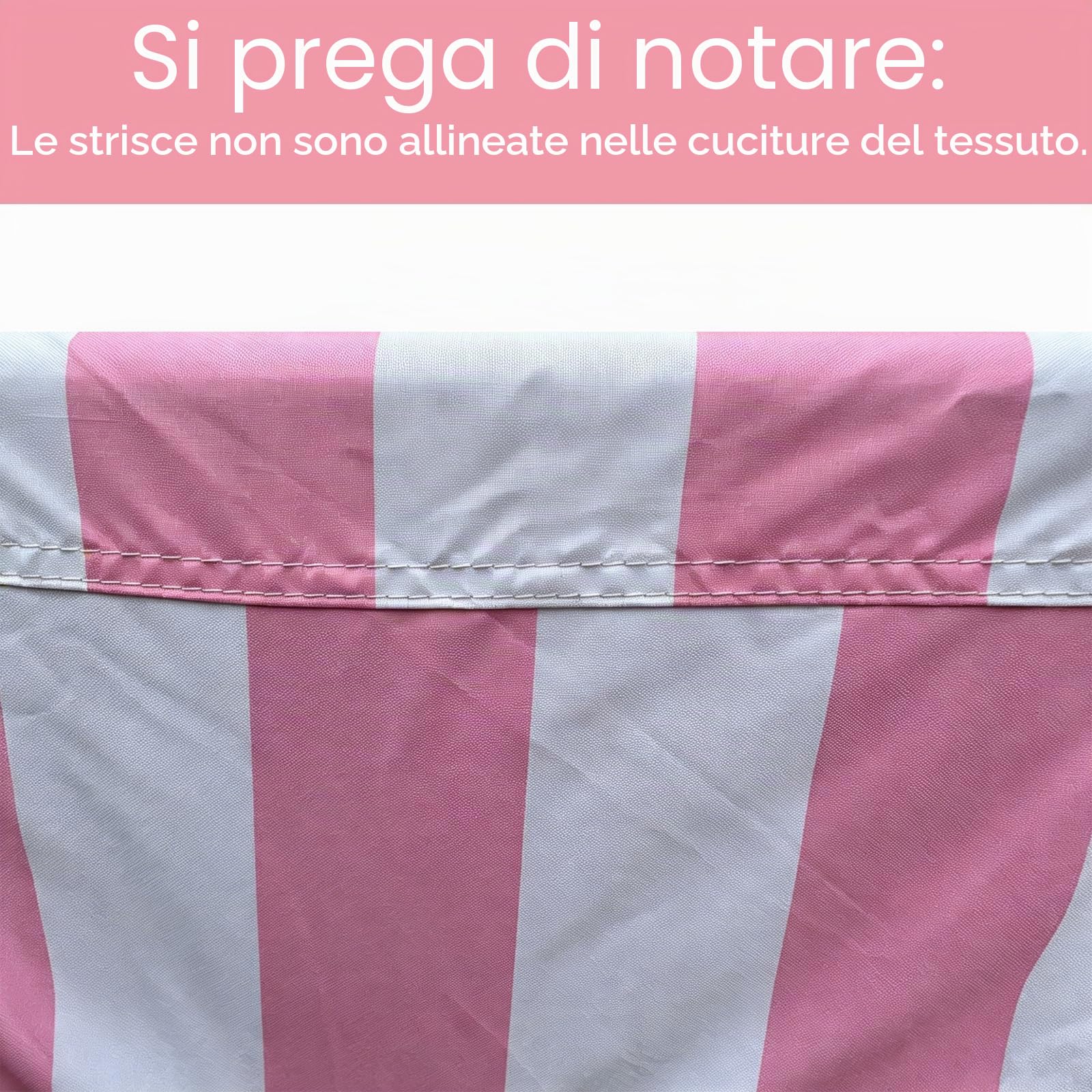 Copertura per piscina rettangolare fuori terra, copertura solare con elastico integrato e cinghia resistente, sedile fisso e facile montaggio, impedisce lo scivolamento, rosa bianco (220 x 150 cm)