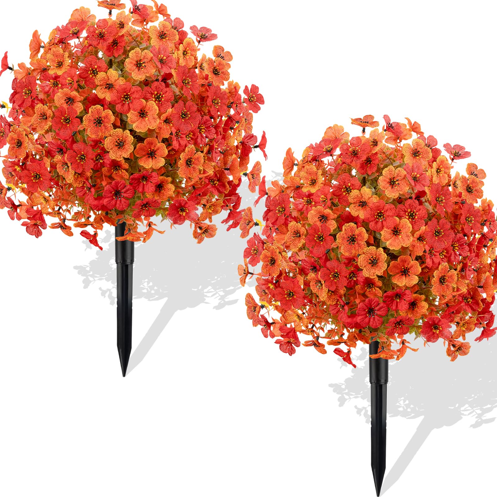 Photo 1 of MACTING 2 Pack 23" Artificial Mums Topiary Balls