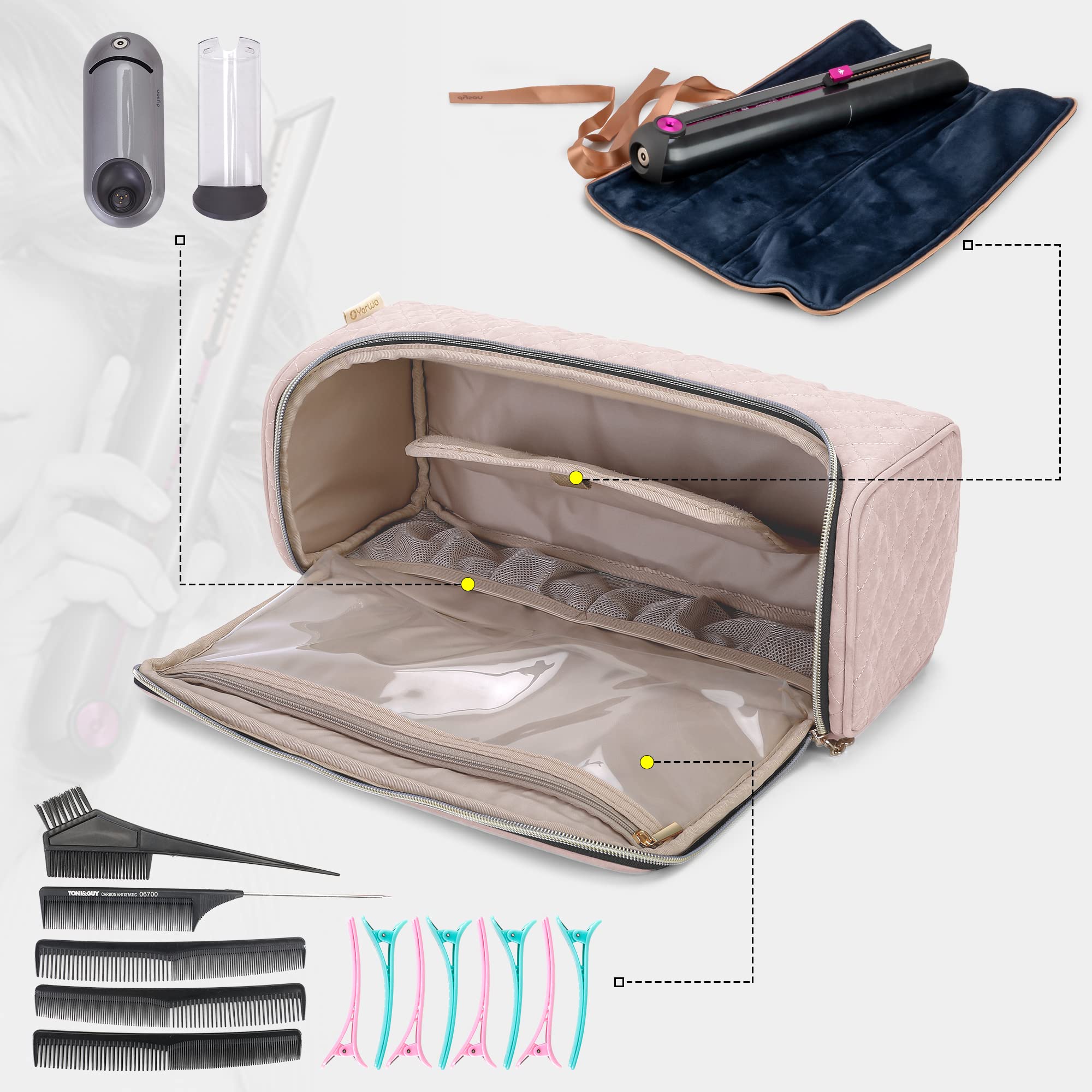 Amazon.co.jp : Yarwo ストレートヘアアイロン用収納ケース Dyson
