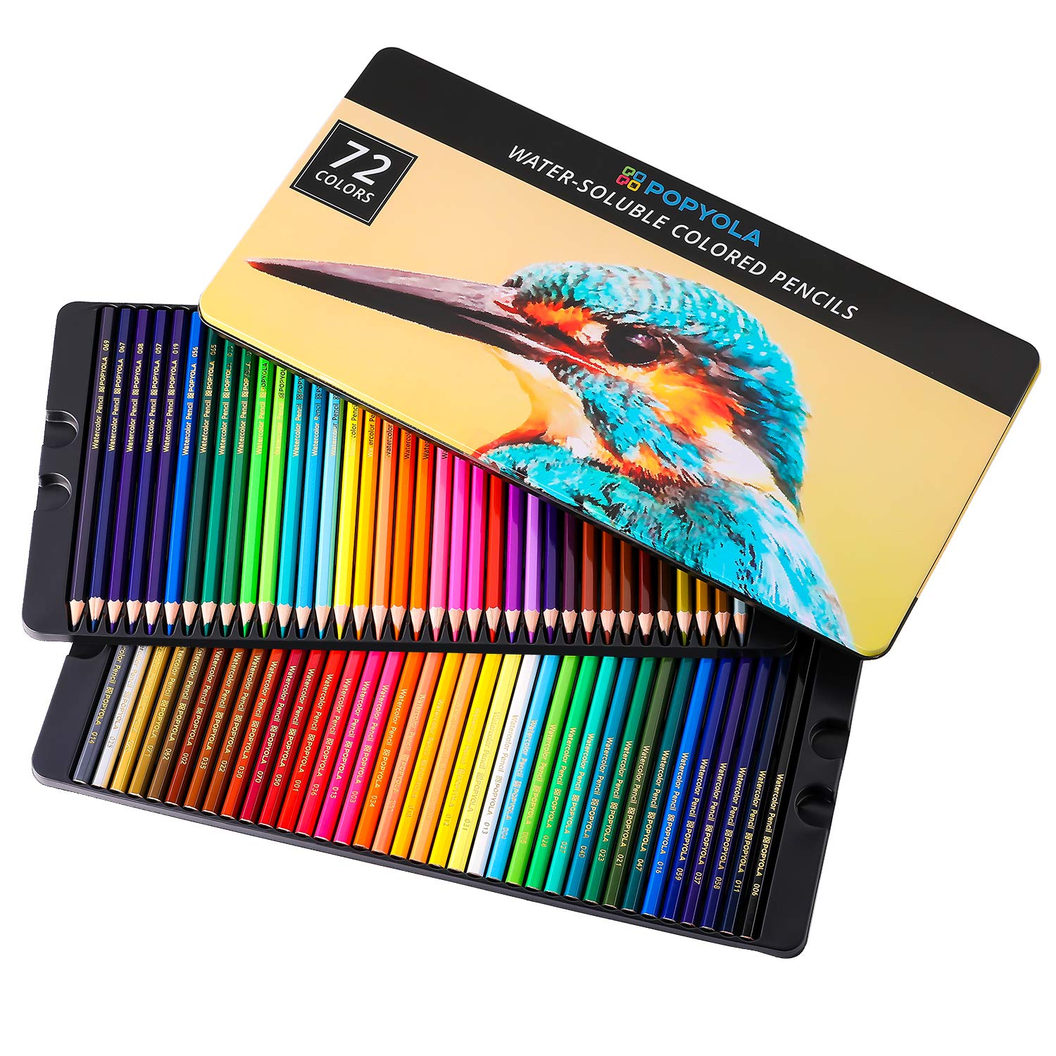 Buy Colored Pencils, 72 Colored Professional Watercolor Pencils for