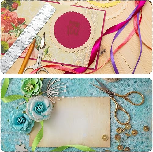 Miniatura 5 de MECCANIXITY Cinta de satén de 38 pulgadas de grosgrain de seda sólida fina para ramo de boda, para regalo del día de San Valentín, lazos para caja