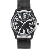 Tactical Military Watch for Men - Field-Tested Analog Quartz with Luminous Dial&comma; 30M Water Resistant Nylon Band & Second Hand &vert; Unisex Army Sport Wristwatch