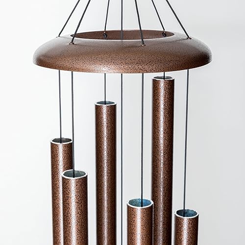 Miniatura 10 de Corinthian Bells by Wind River - Campana de viento verde de 74 pulgadas para patio, patio trasero, jardín y decoración al aire libre (campanilla de