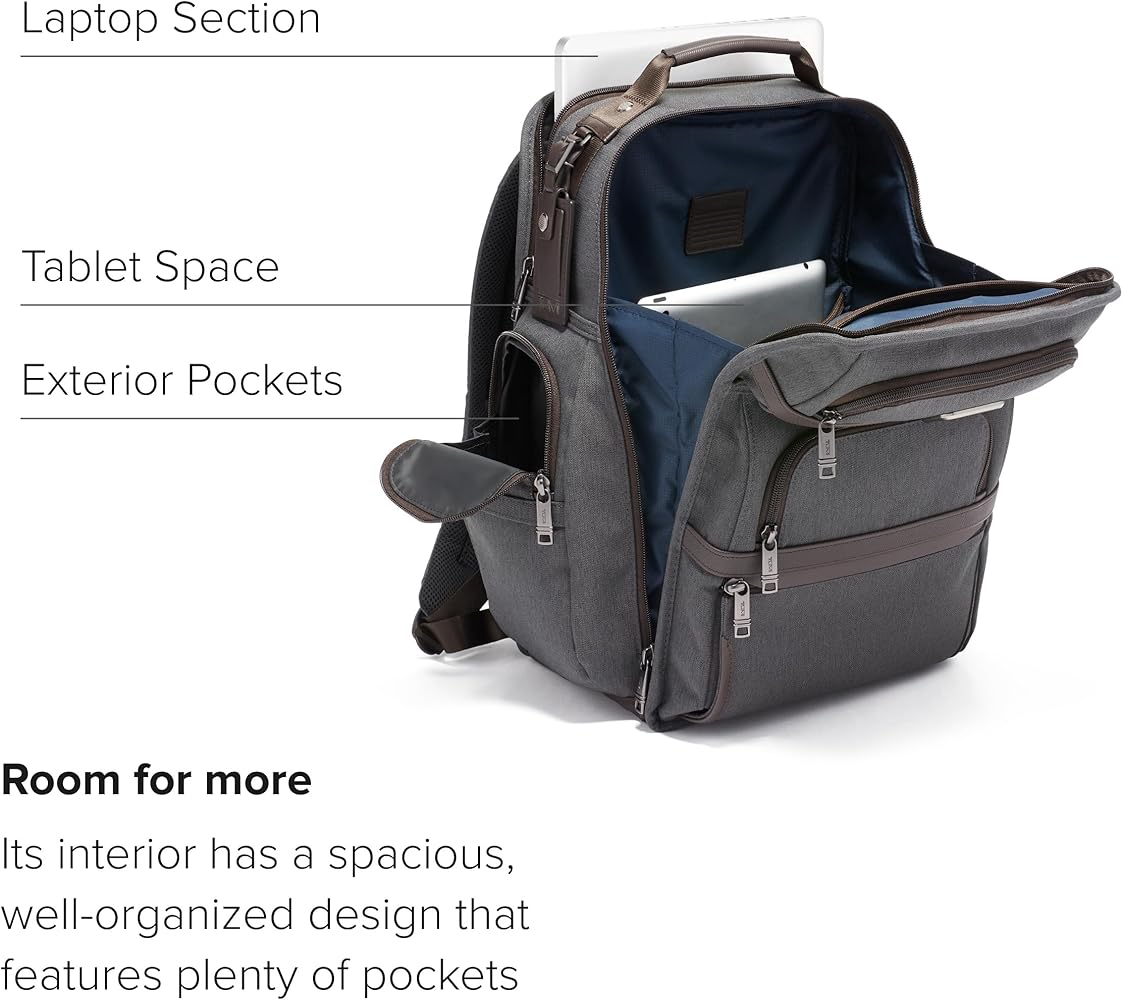 Amazon.com: TUMI - Alpha Brief Pack - Men's Laptop Backpack with