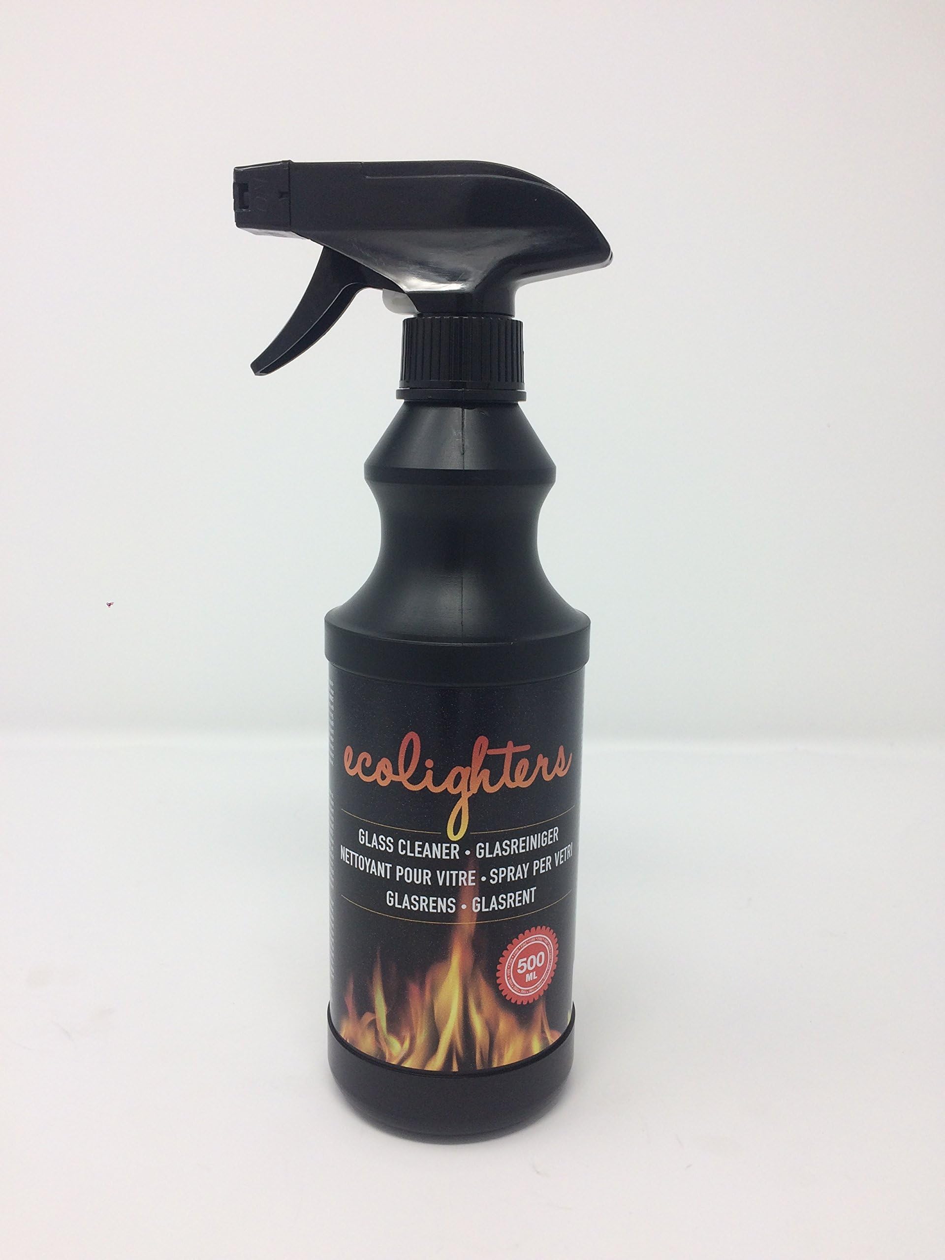 Ecolighters - Stove Glass Cleaner - Extra Strong Foam Stove Glass Cleaner - Extremely Effective Foam Spray 500ml