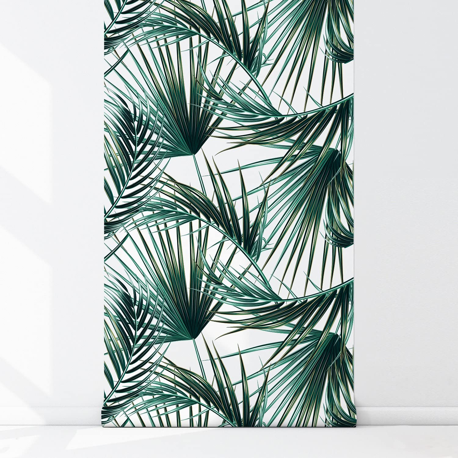 Coloray Fototapeta Flizelina 312x219cm Foto-Tapeta Ścienna Na Flizelinie Winylowa Nowoczesna Stylowa Tapeta Flizelinowa XXL Na Ścianę - Liść palmowych liści rzęs