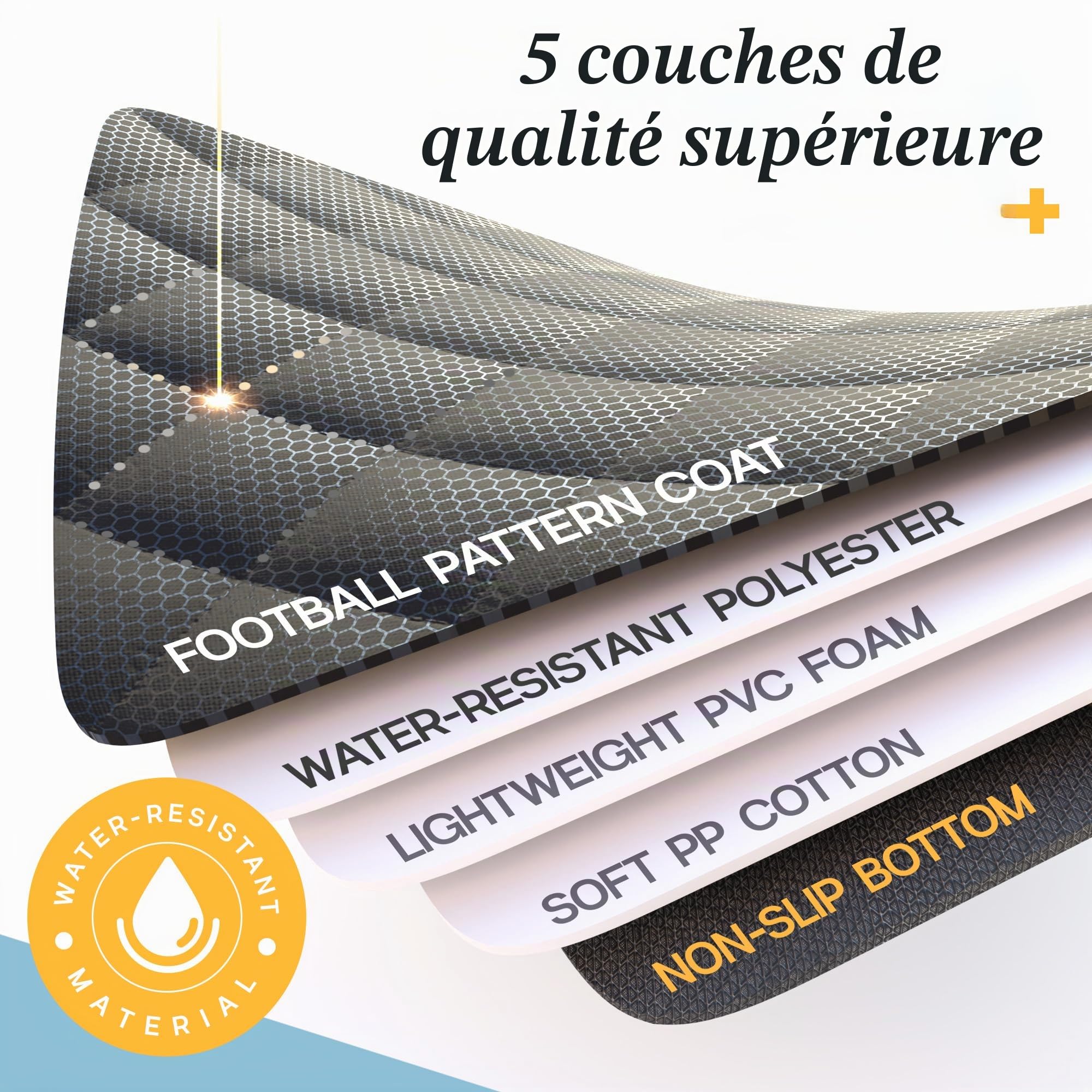 PETPROVED Panier Chien Voiture Siege Auto Chien Imperméable Sieges Arriere Siege Panier Voiture Auto Moyenne Taille Grande Taille