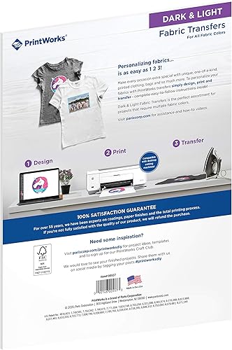 Miniatura 2 de Printworks - transferencias de impresiones por inyección de tinta, para camisetas oscuras