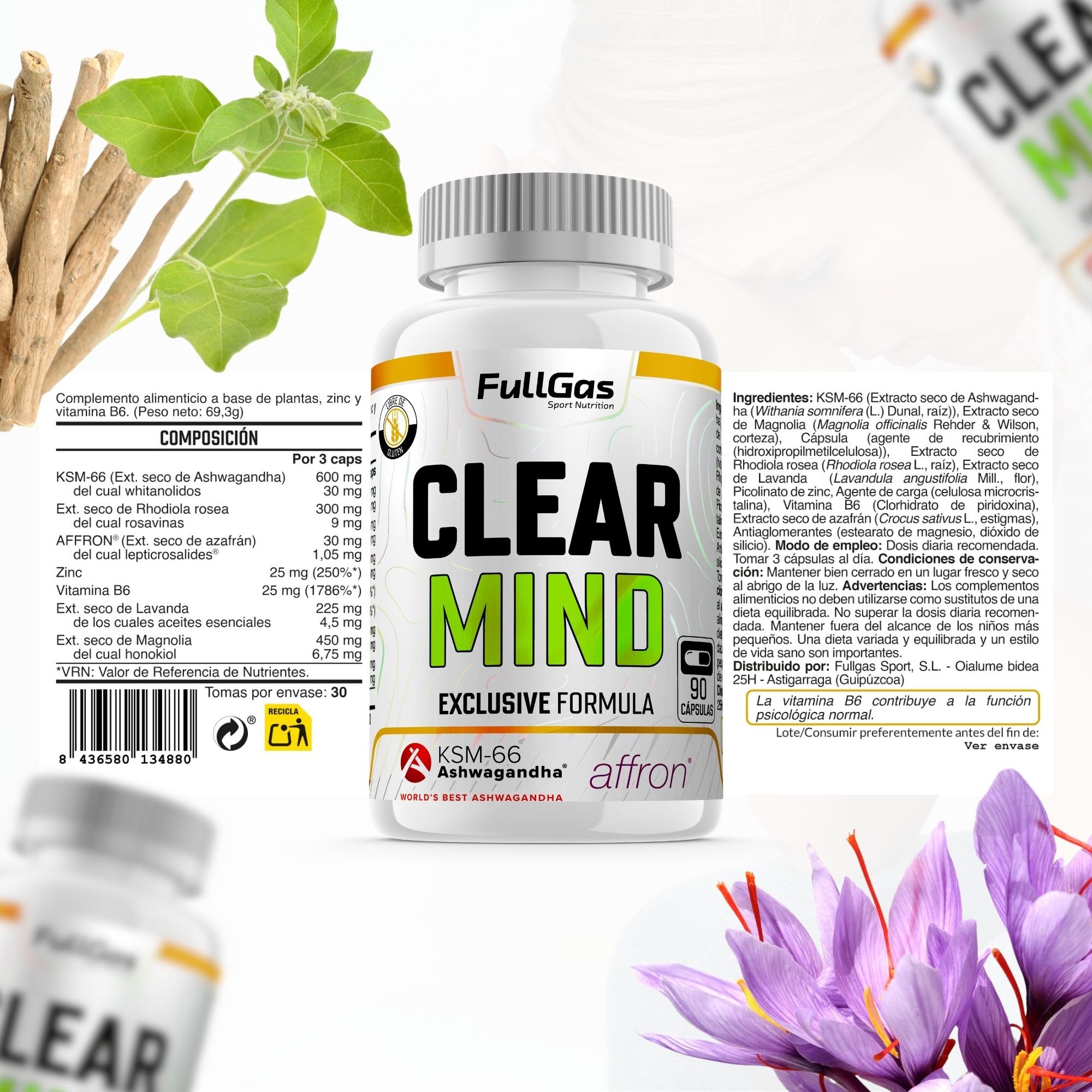 FullGas - Clear Mind 90 caps