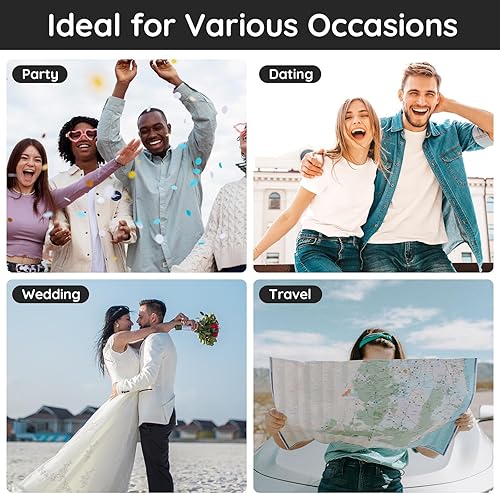 Miniatura 7 de Segbeauty 10 piezas de perfume de viaje recargables, botellas de spray de vidrio de 0.3 fl oz, atomizador de perfume, mini dispensador de tamaño de