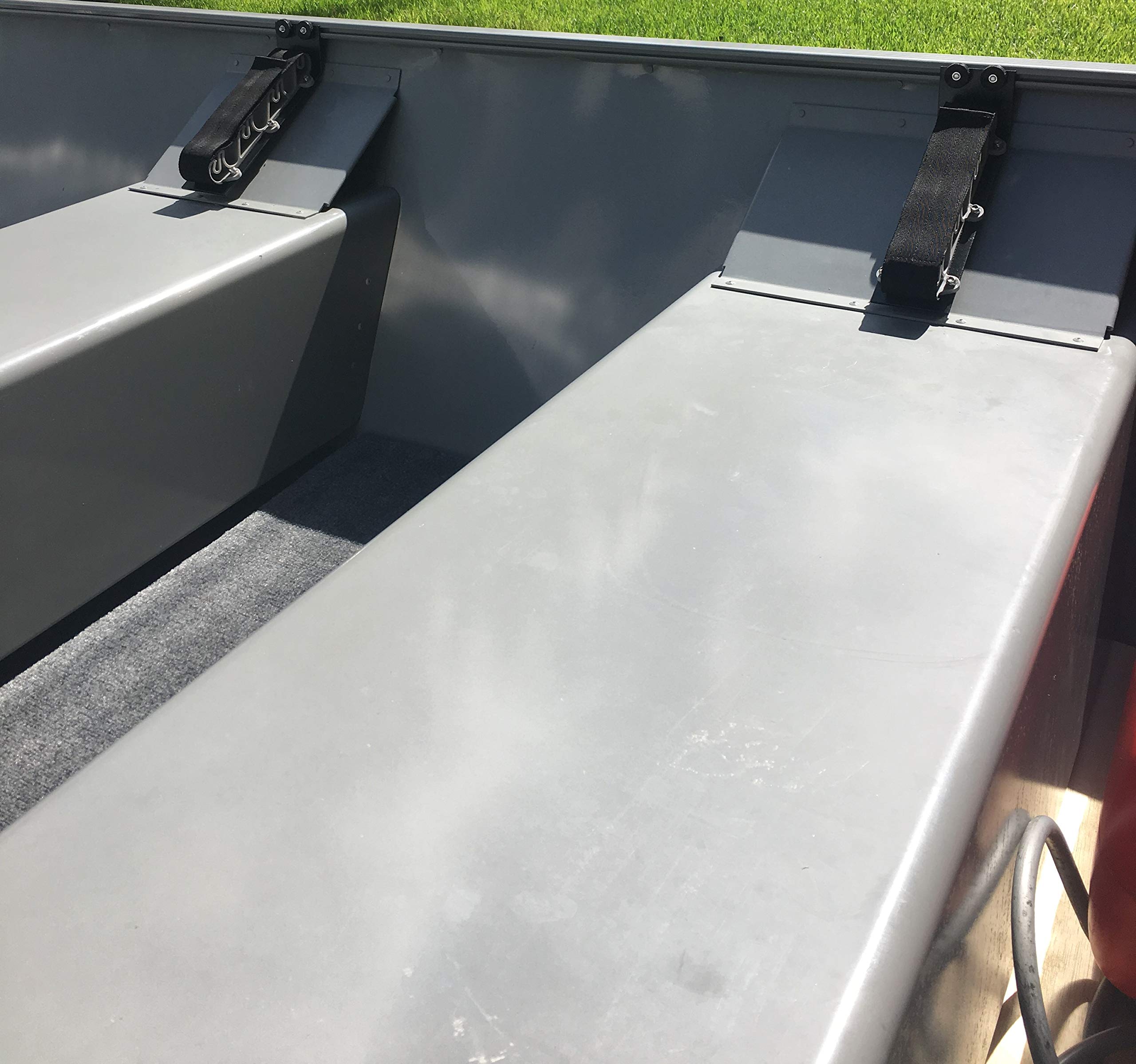 Sea Dog 325038-1 Three Pole Side-Mount Rod Holder, White