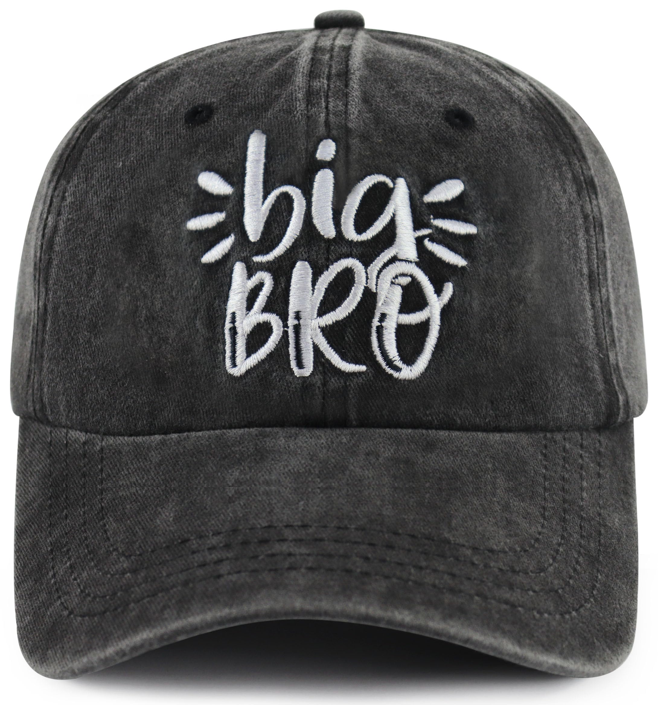 Big Bro Big Sister Hat for Girls Boys Age 3-10, Little Boy Girl Gifts Cap