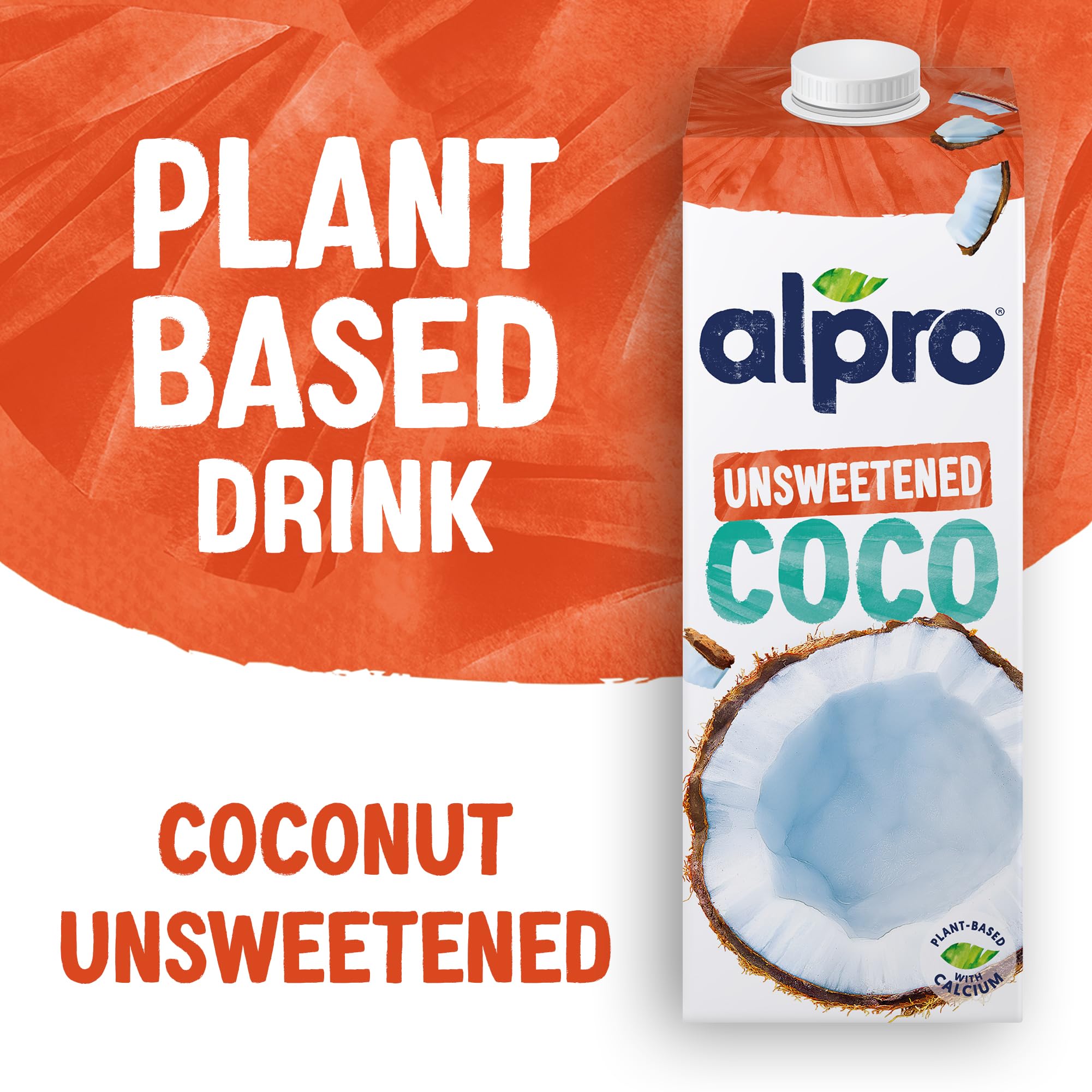 Alpro Bebida Vegetal de Coco sin Azúcar 1L