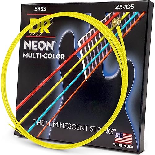 DR Strings HI-DEF NEON Bass Guitar Strings (NMCB-45)