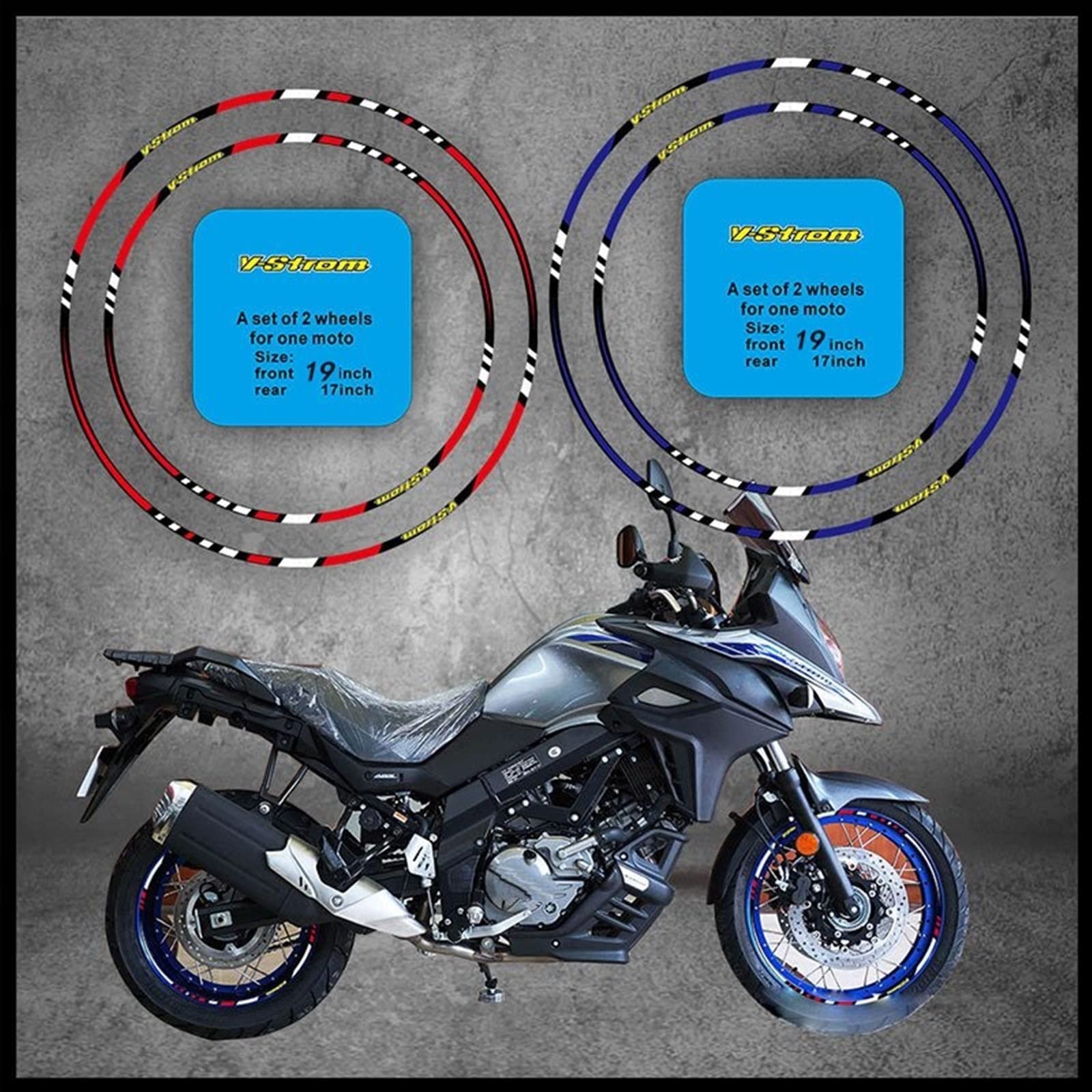Reflektierende Felgenstreifen Für Motorrad & Auto – Selbstklebend, Wasserdicht, Verschiedene Farben, 16 Stück