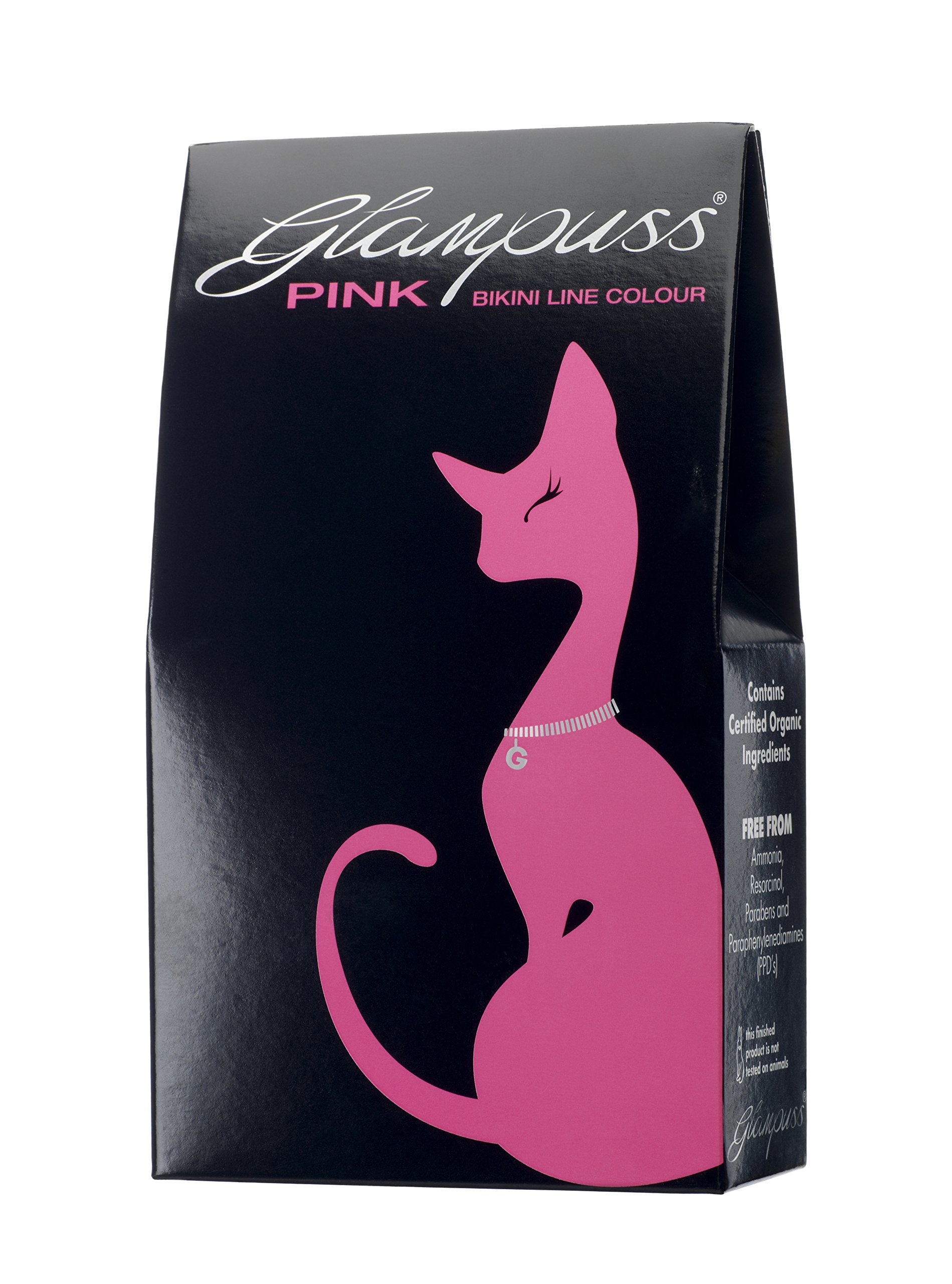 GlamPuss Organic Pubic Semi Permanent Bikini Colour Hair Dye SEXY HOT