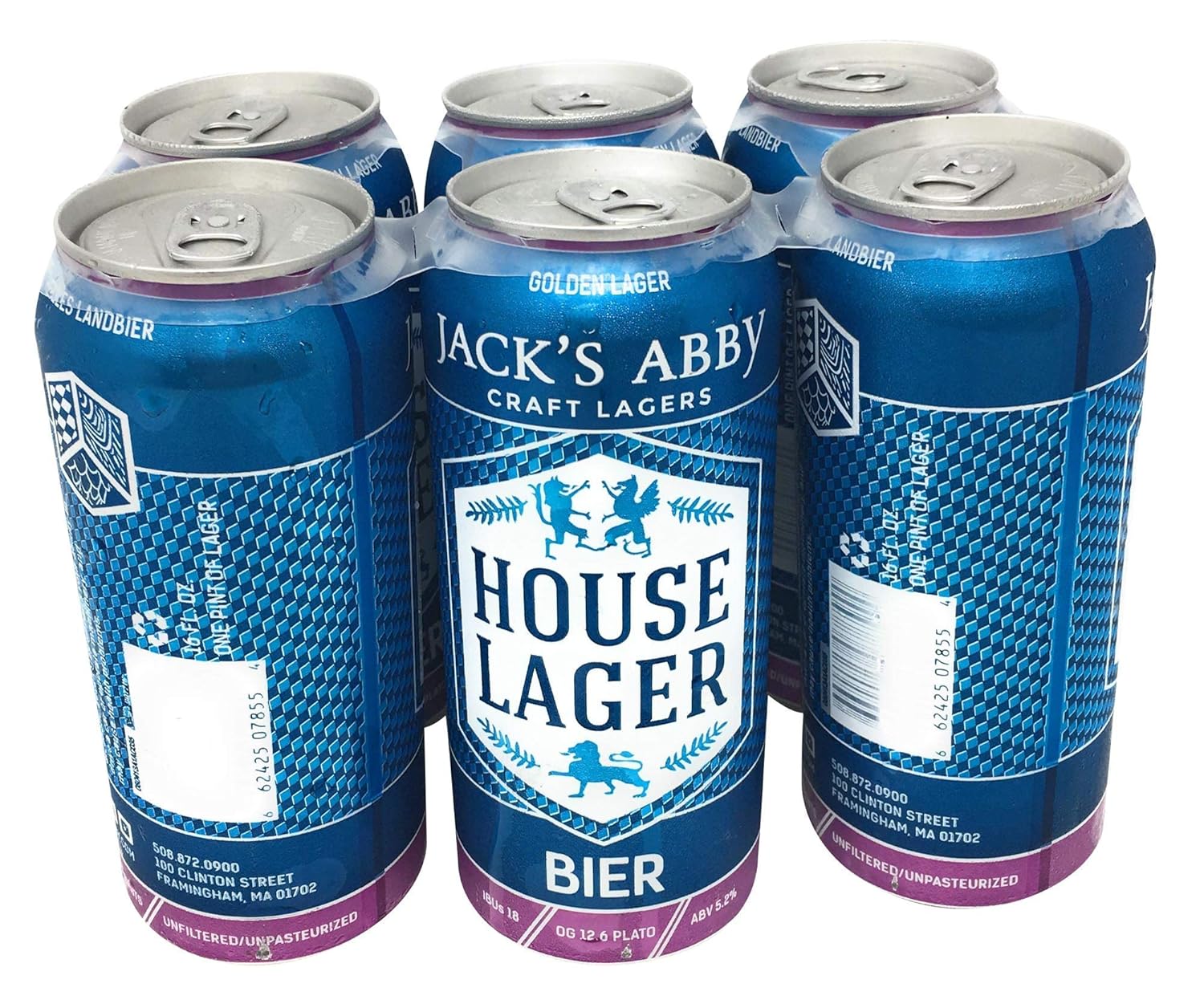 JACKS ABBY BREWING House Lager 4pk Cans, 16 FZ Grocery