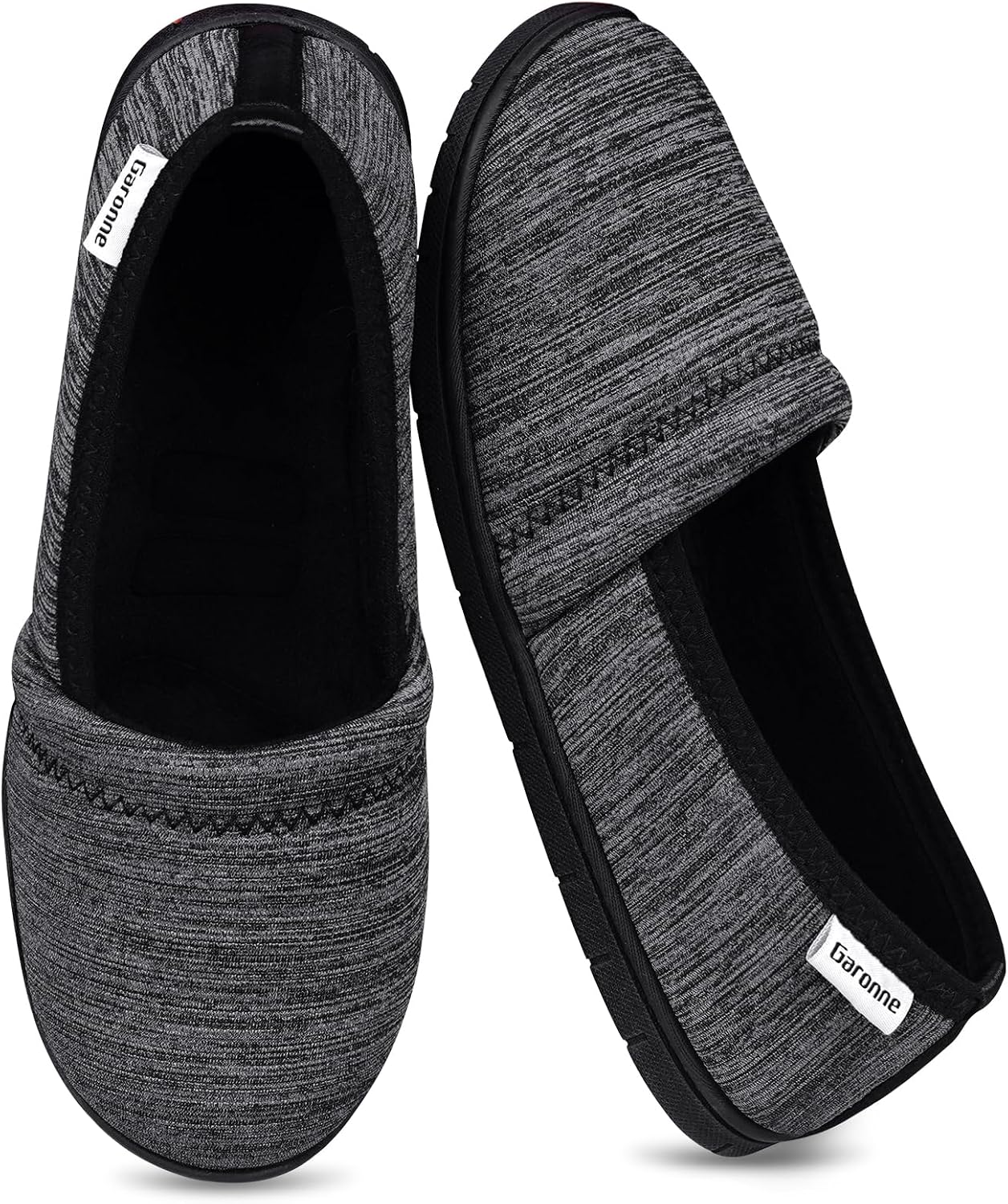 Garonne Women's Lightweight Loafer Slippers with Removable Cushioned Insole, Ladies' Non-Slip House Shoes for Bedroom Indoor Outdoor