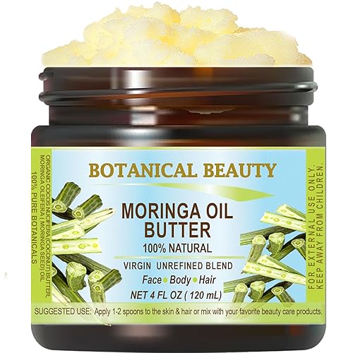 MORINGA BUTTER  Aceite 100 naturalmezcla virgen sin refinar100 puro botánico 41fl oz Para el cuidado de la piel el pelo y las uñas