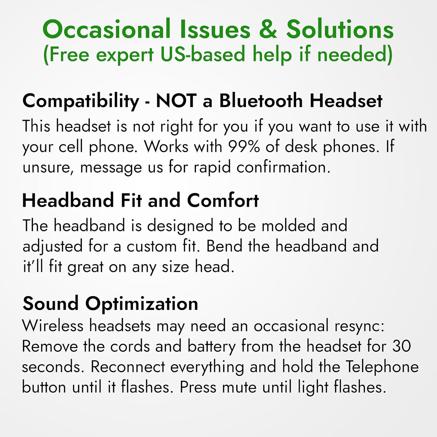 Leitner LH270 2-in-1 Wireless DECT Headset with Mic – Computer and Telephone Compatible – NOT Bluetooth – 5 Year Warranty