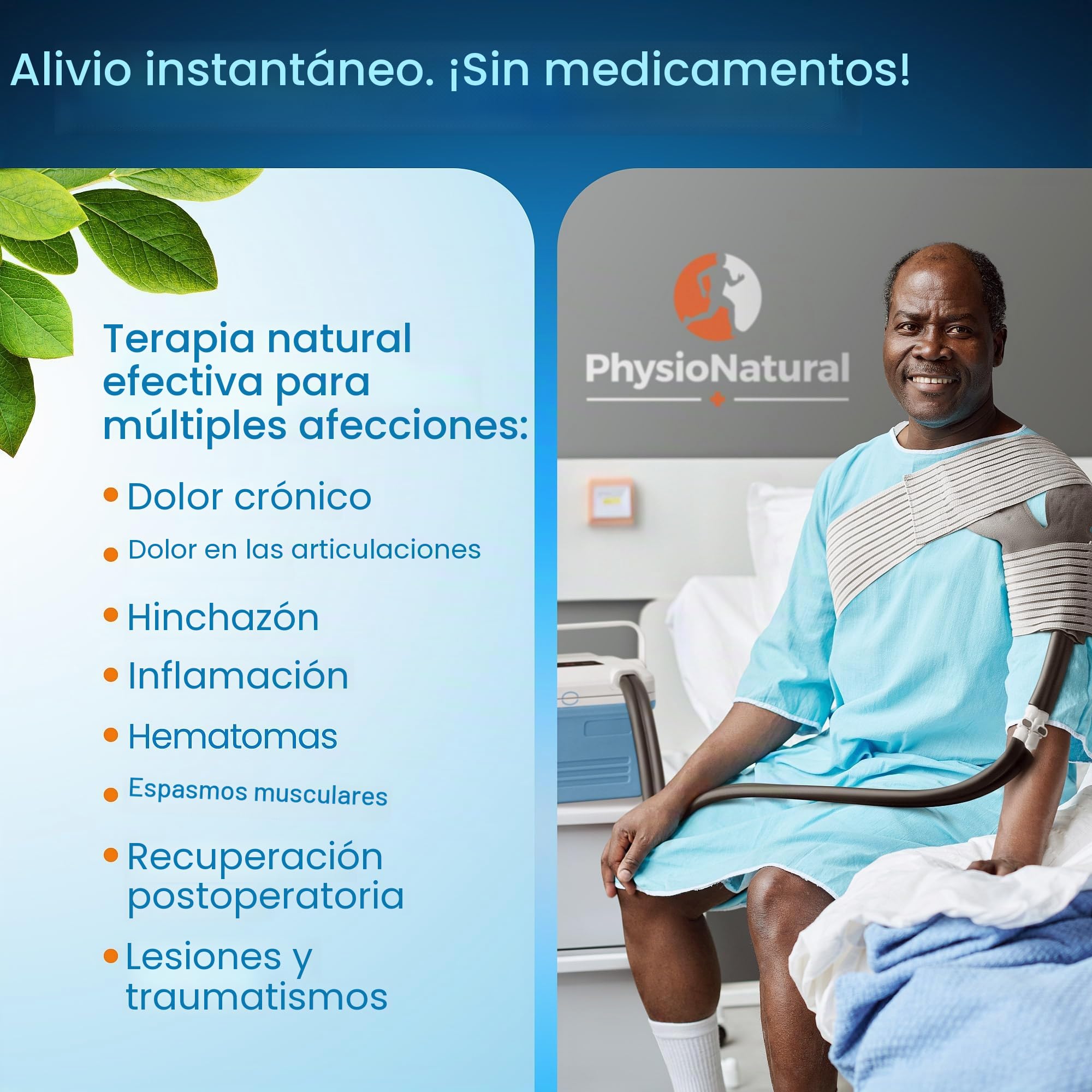 Máquina de terapia de frío – Compact Edition: compresión y crioterapia para todas las partes del cuerpo | Sistema de terapia de hielo portátil para recuperación postoperatoria de rodilla | Hasta