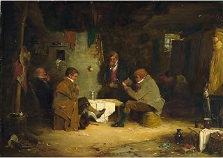ArtDirect A Whist Party (1854) Unframed Art Print Giclee Poster by Erskine Nicol - Ready for Framing with Customization Sizes 10x7, 14x10, 20x14, 34x24, 48x34 and 60x42 inches