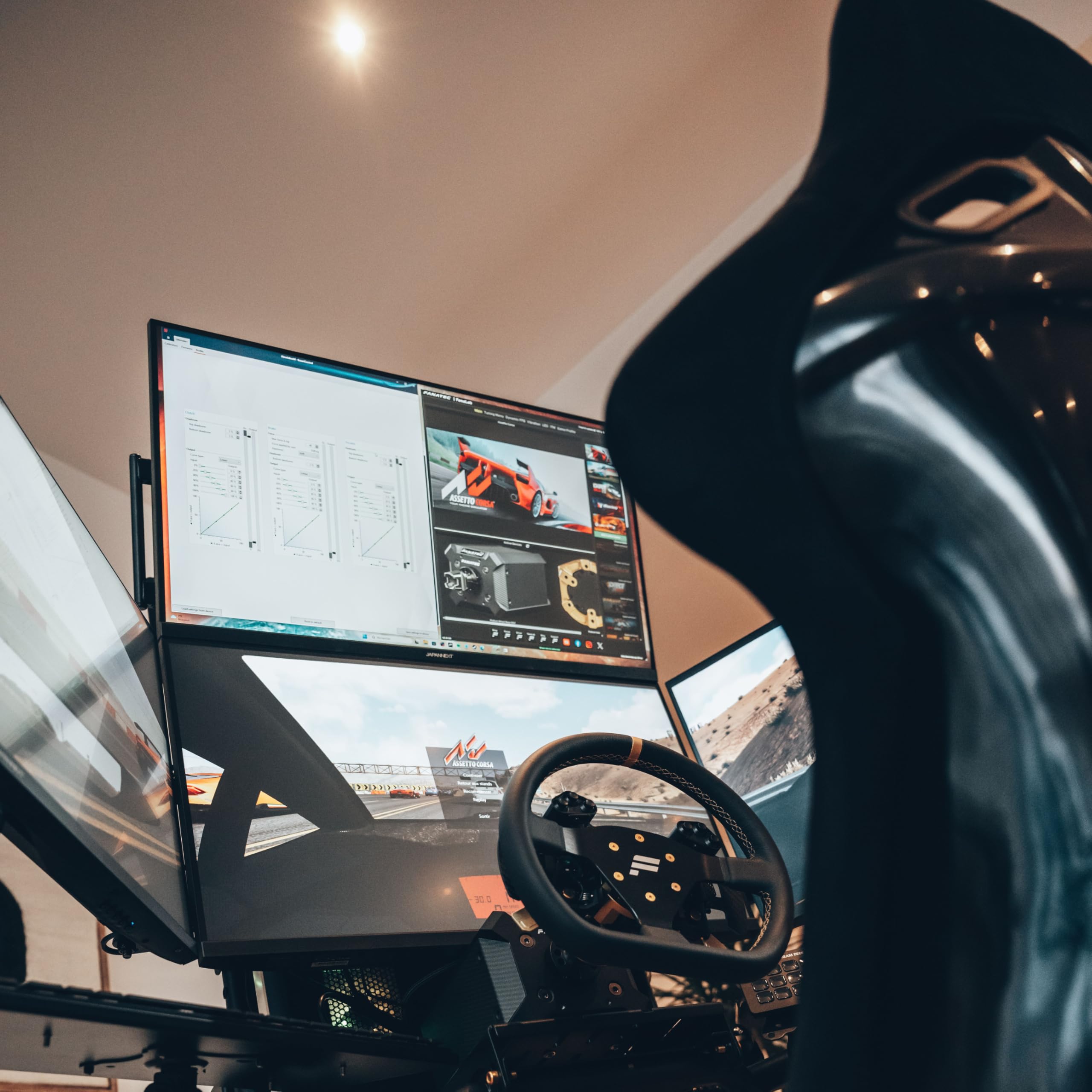 OPLITE - R8 auf Top Monitor Mount Black - obere Monitorhalterung