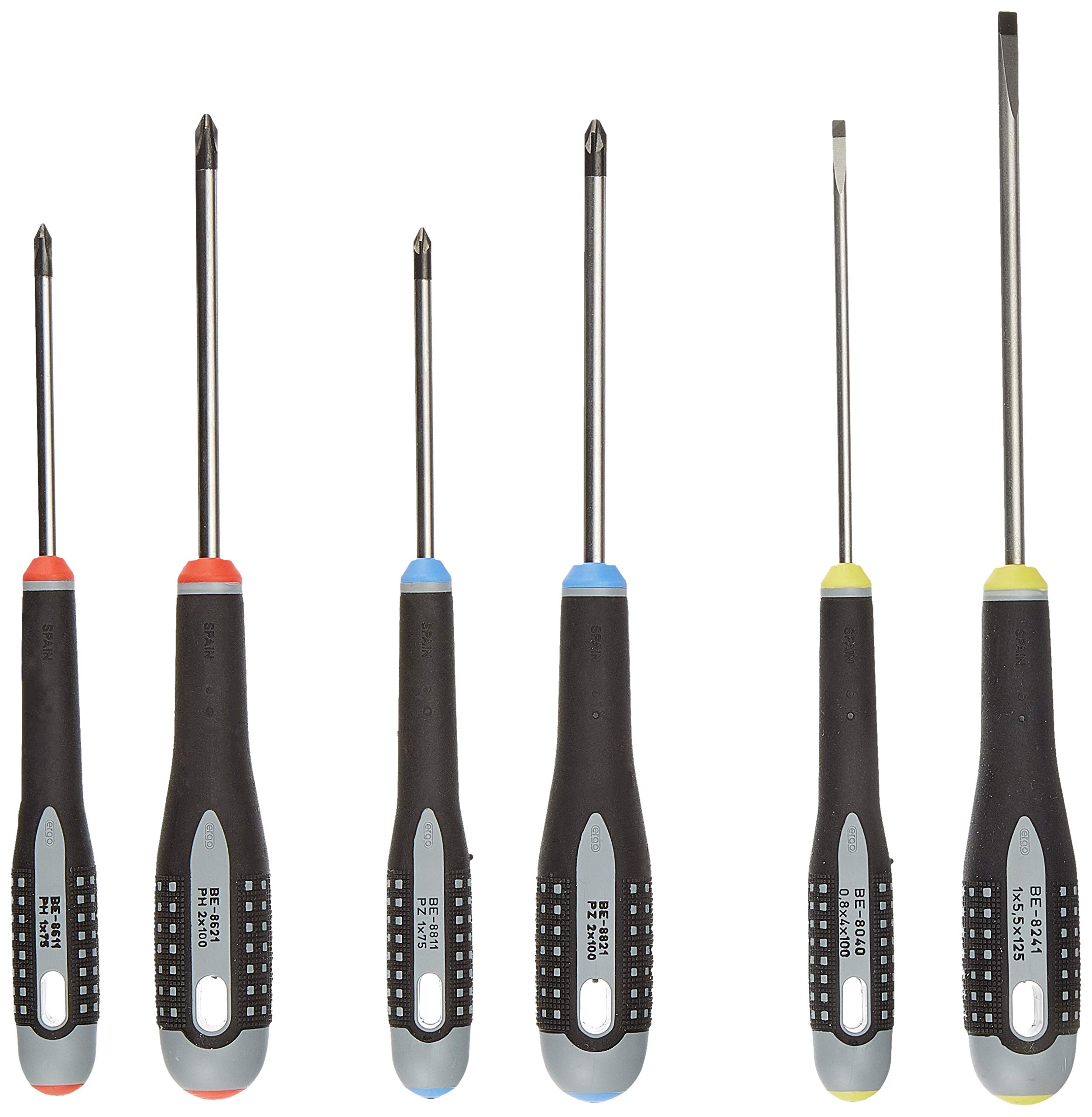Bahco 9884-BE- Set Di 6 Cacciaviti Isolati Ergo