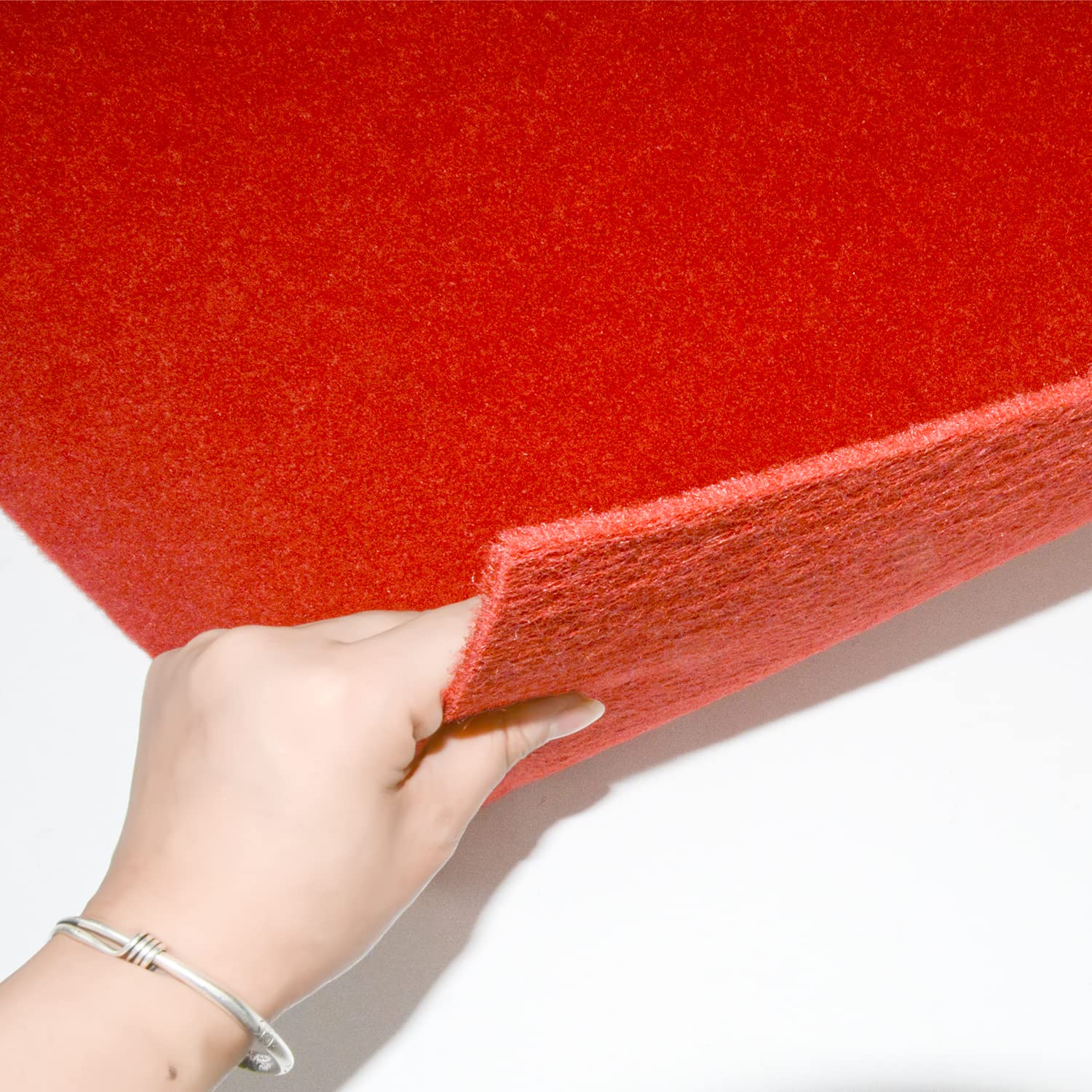 uyoyous Tapis de couloir rouge 1 x 10 m, épaisseur : 5,5 mm, 340 g/m² Tapis de mariage VIP tapis de couloir Tapis de couloir Tapis de couloir Tapis de réception Tapis d'exposition Tapis long pour fête