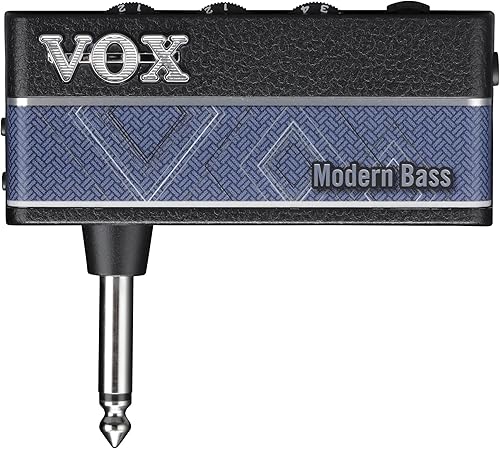 Miniatura 3 de Vox AmPlug 3 - Amplificador de guitarra para auriculares - Paquete de bajos modernos con auriculares, púas de guitarra y paño de pulido de Austin