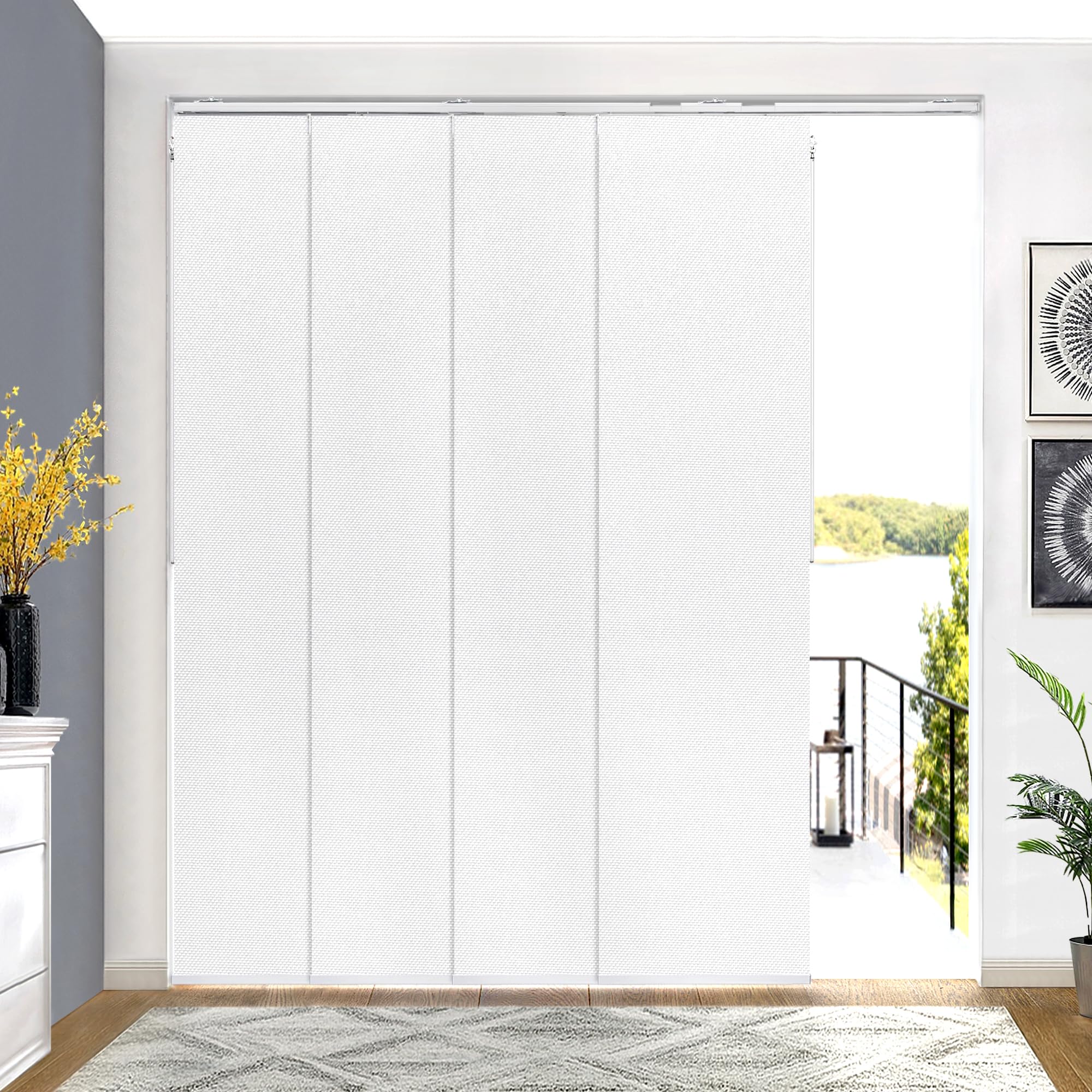 Amazon.com: Lazblinds Adjustable Blackout Vertical Blinds for