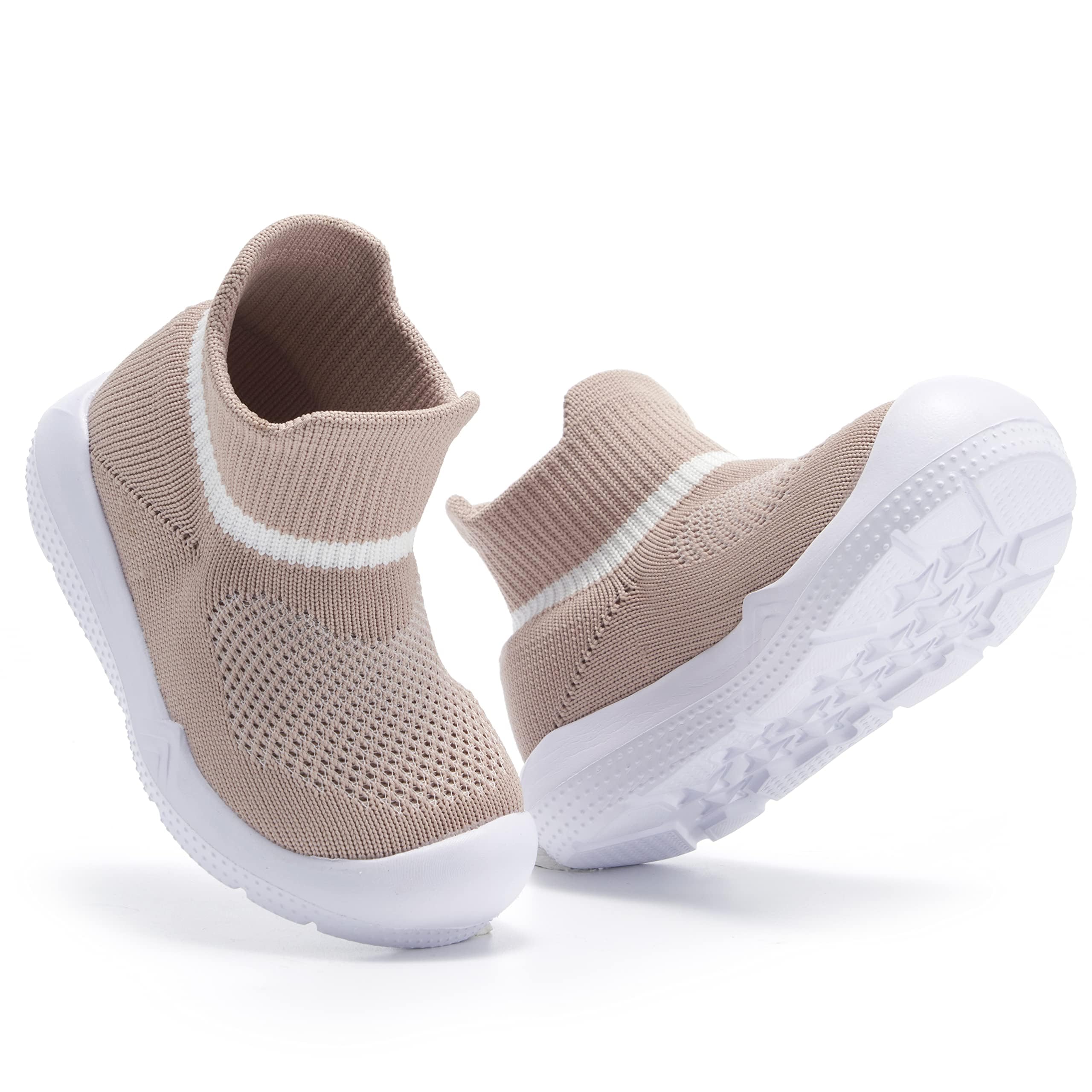 MORENDL Scarpe primi passi per bambini e ragazze, scarpe da ginnastica antiscivolo