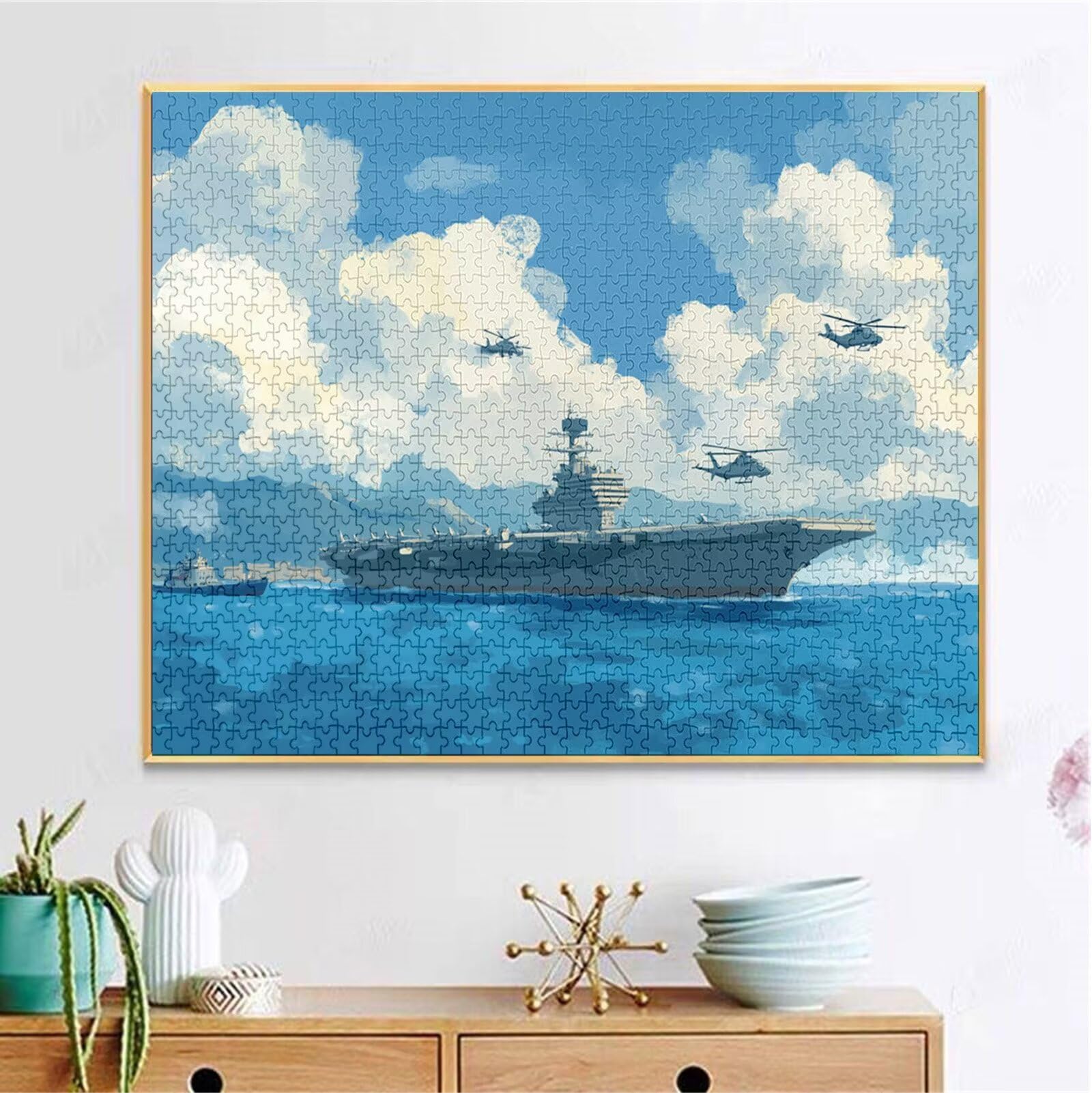 Puzzle 2000 Pezzi, 3 4 5 Anni Puzzle Barca 6 7 8 Anni Giochi Educativi Sostenibili Con Motivi Per Adulti Da Gioco in Legno Di Alta Qualità Jigsaw Oceano per Gioco Familiare, 2026 Regalo Natale H-5450
