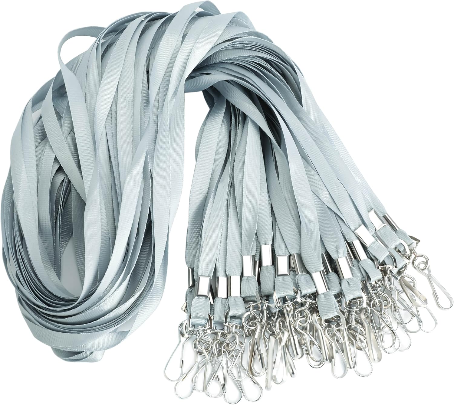 Lanyards for Id Badges Lanyards Safety Badge Lanyard 36" with Swivel Hook (Gray)