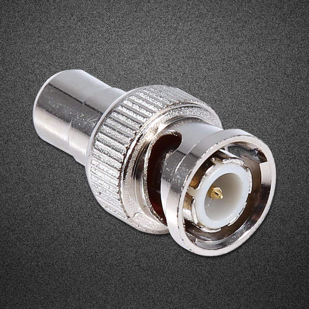 Diyeeni BNC Adapters,10pcs BNC Metal Alloy Male to RCA Female Connector with Increased Corrosion Protection for CCTV Video System And Commercial Grade Video Equipment - Image 3