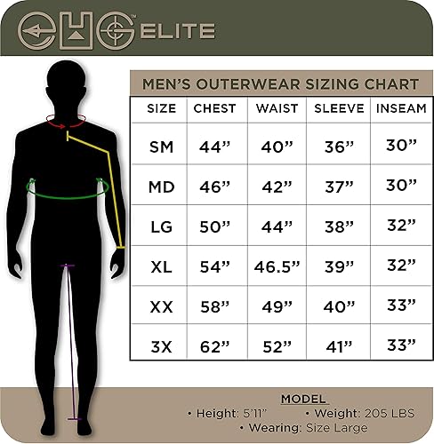 Miniatura 6 de Kodiak - Chaqueta de camuflaje para todas las estaciones, impermeable, resistente al viento, ultra silenciosa