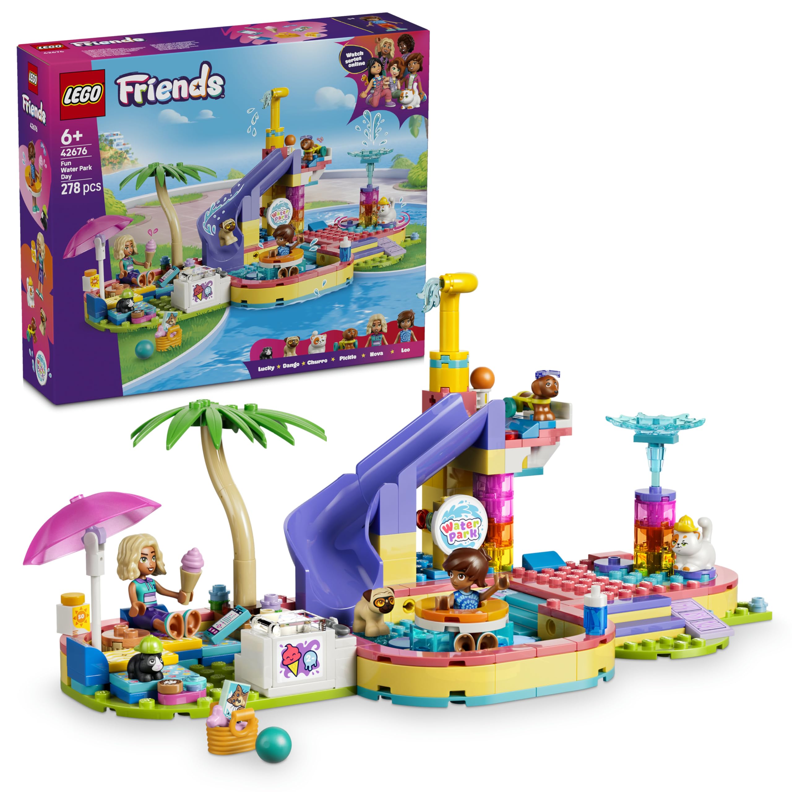 Lego Cream Friends 42676 Fun Water Park Day