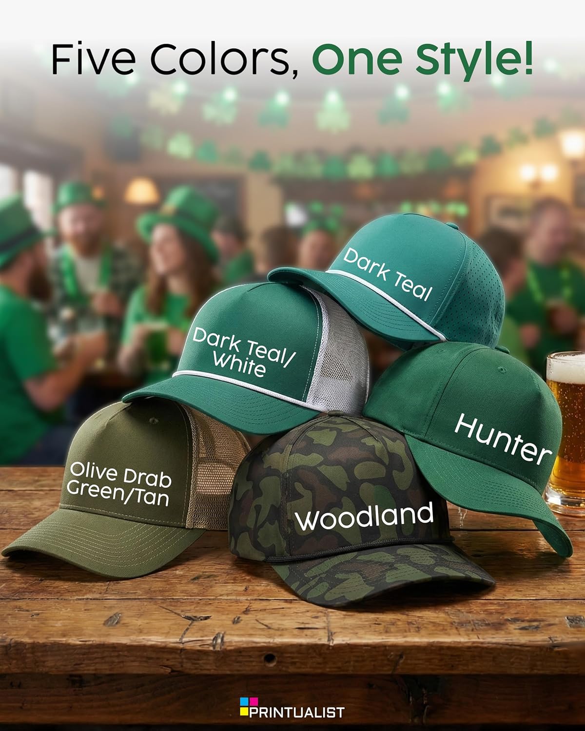 Personalized St. Patrick’s Day Baseball Cap – Custom Irish Clover Shamrock Hat for Men, Women - Image 5