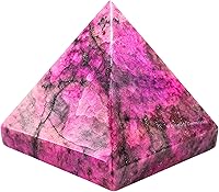 Vista 368 de Amazing Gemstone Amethyst Pyramid Crystal Healing Stones - 2" Great Pyramid Figurine of Natural Stone Pyramid for Meditation, Reiki, Chakra