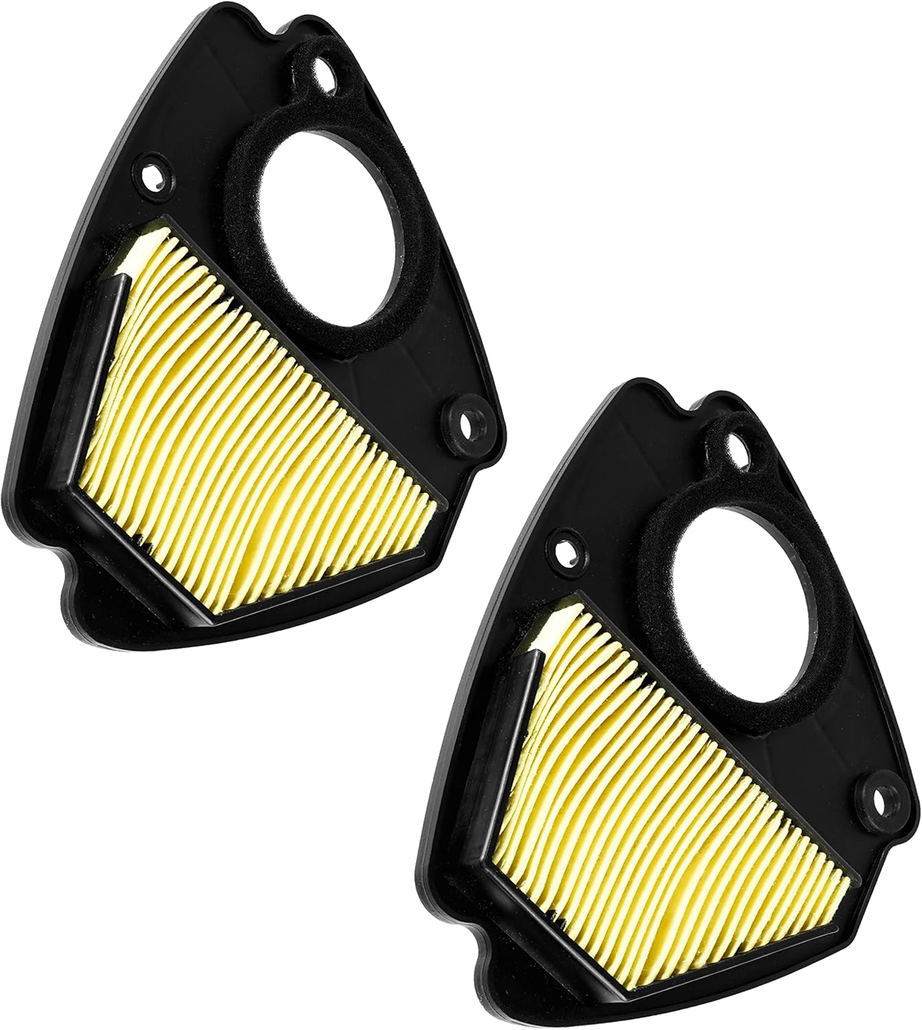 Caltric Air Filter Cleaner Element Compatible with Honda VT600CD Shadow VLX Deluxe 1999-2007 QTY 2