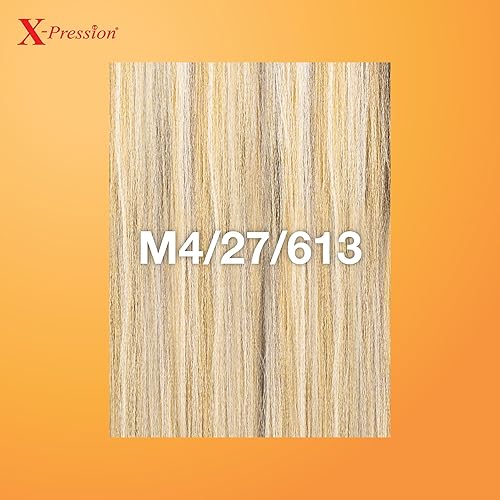 Vista 36 de Sensationnel X-Pression - Trenza sintética – Preestirada, 3 piezas de 58 pulgadas (350)