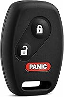 Vista 12 de No se requiere corte - Carcasa y almohadilla para control remoto de entrada sin llave de 2 llaveros compatible con Honda Accord / Civic / CR-V/ Fit