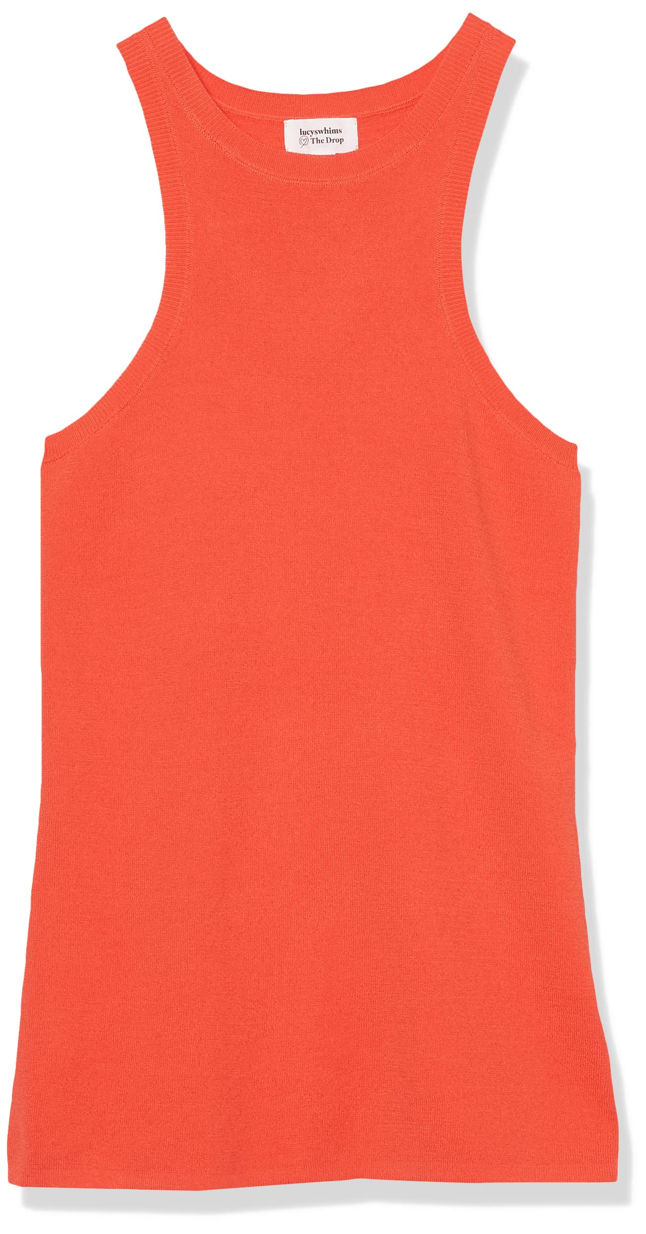 The Drop Women's @Lucyswhims Fitted Cutaway Racer Tank Sweater