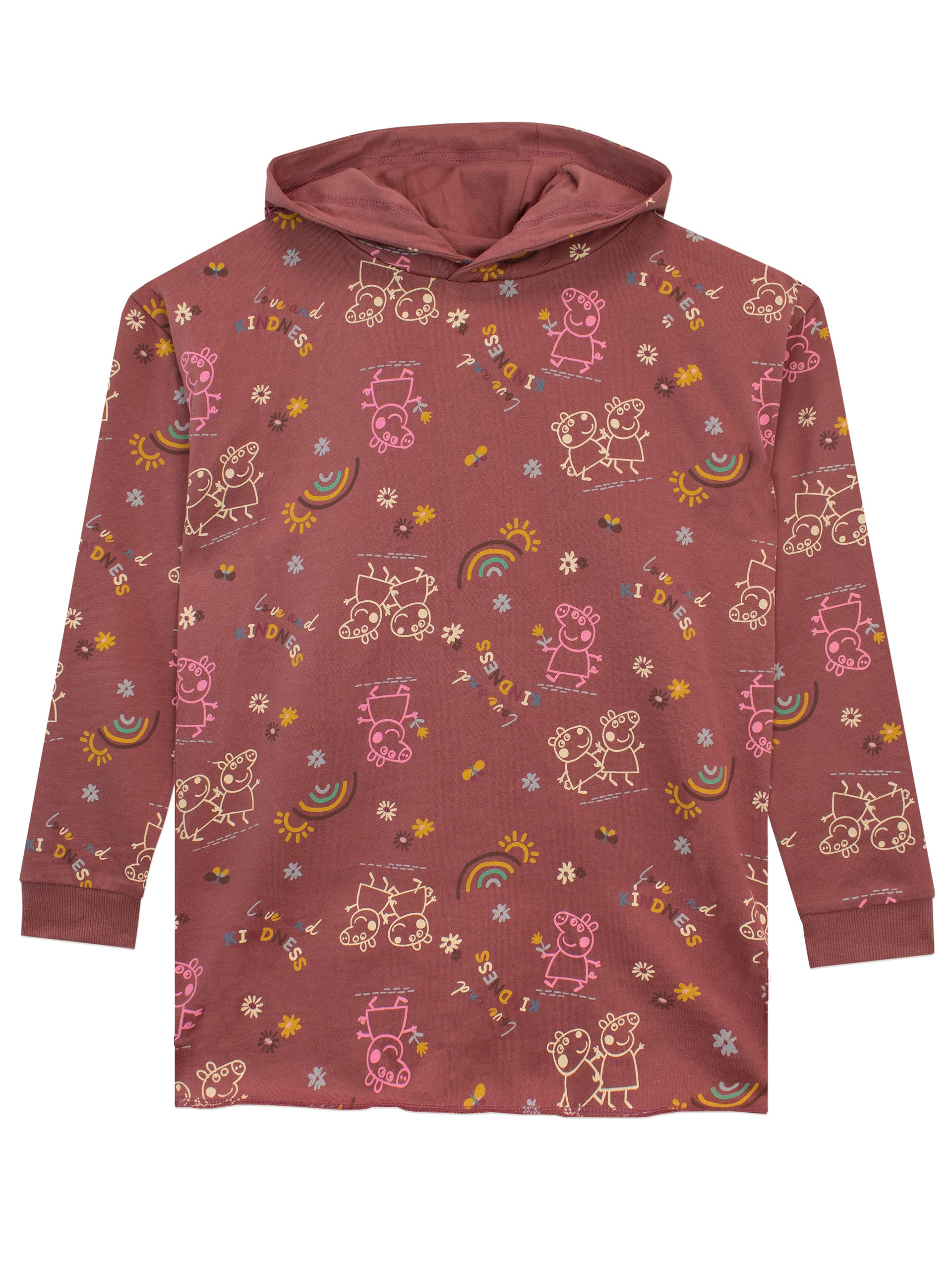 Peppa Pig Girls Pink Hoodie 18-24 Months