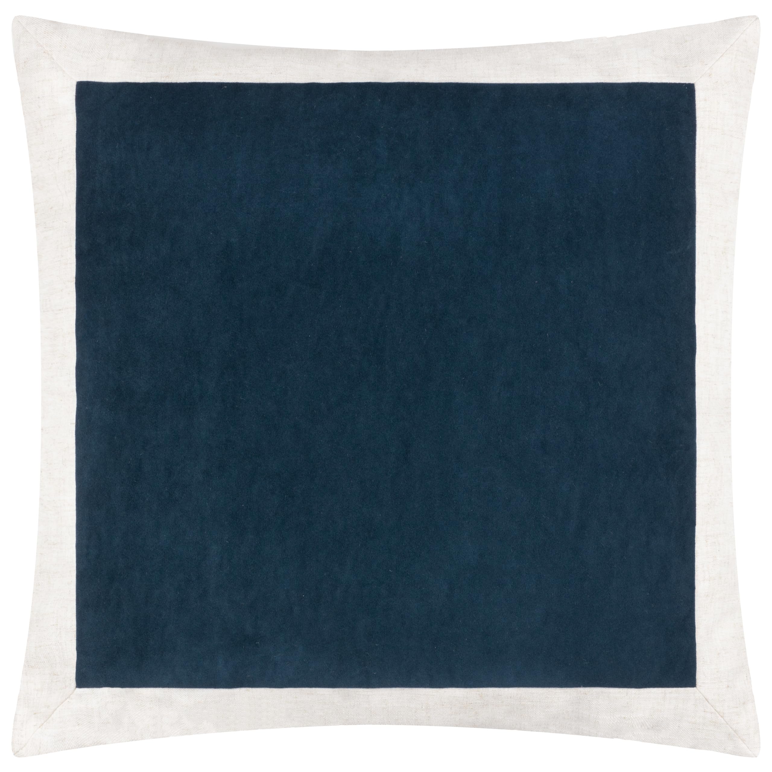 Yard Auden Matte Velvet Polyester Filled Cushion from B&Q
