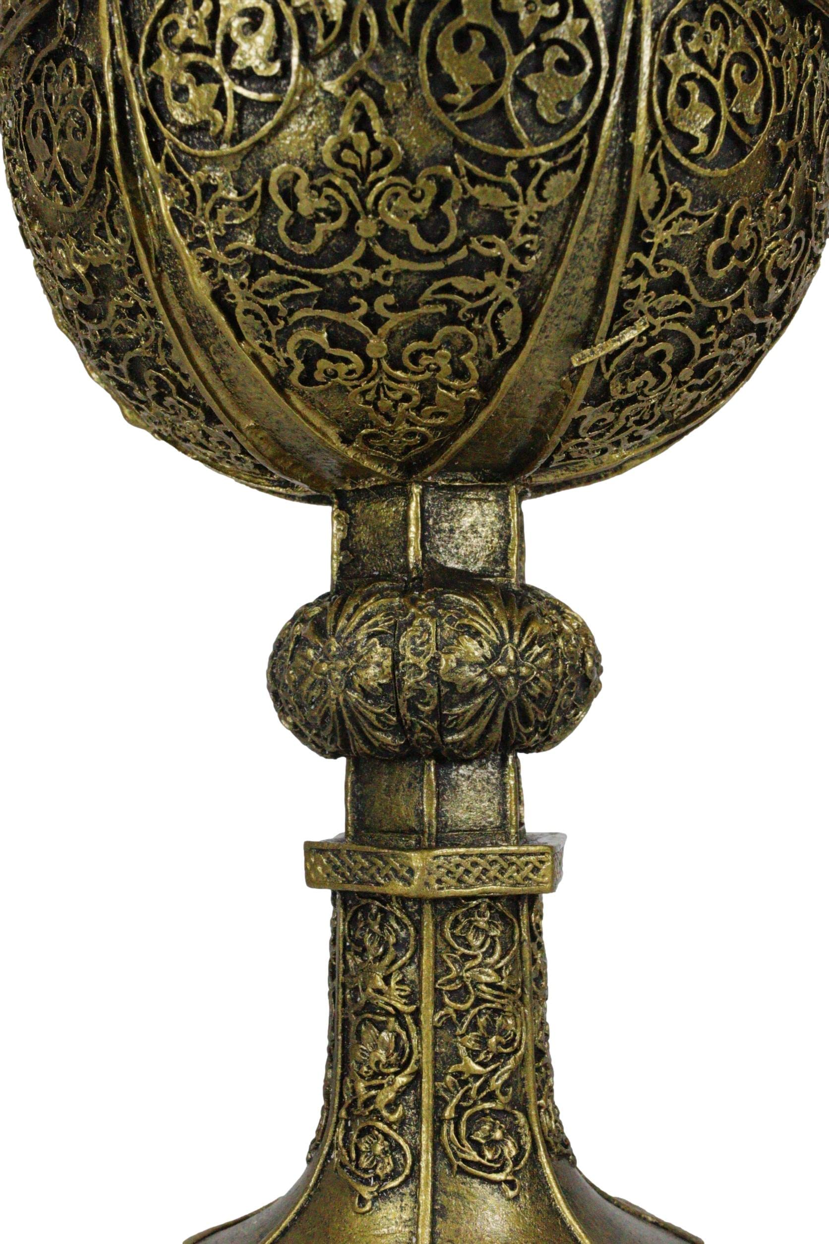 Ebros Decorative Merlin's Holy Grail The Golden Cup Of Life